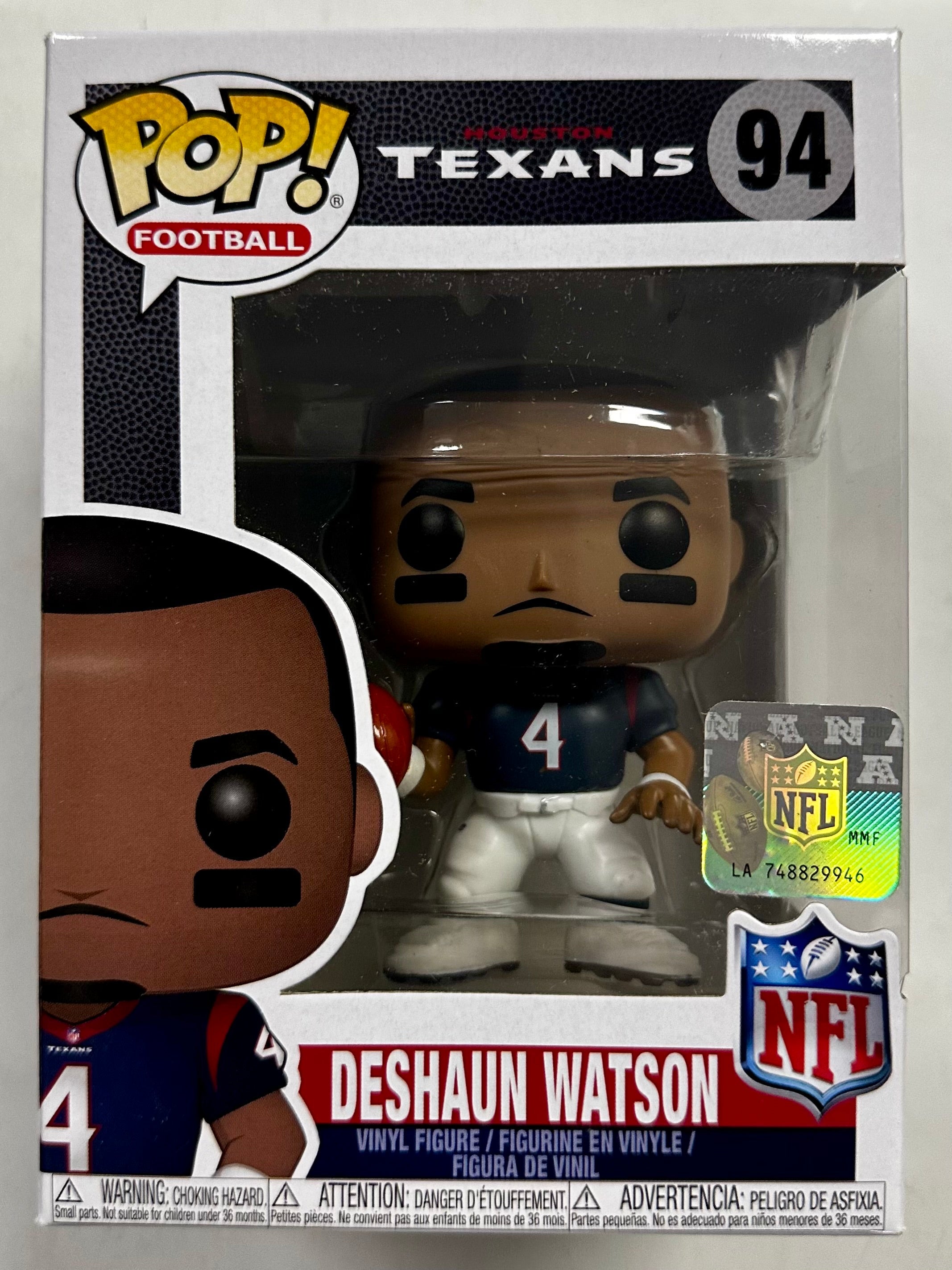 Funko Pop! Football Deshaun Watson #94 NFL Houston Texans 2021 Cleveland Browns Dawg Pound