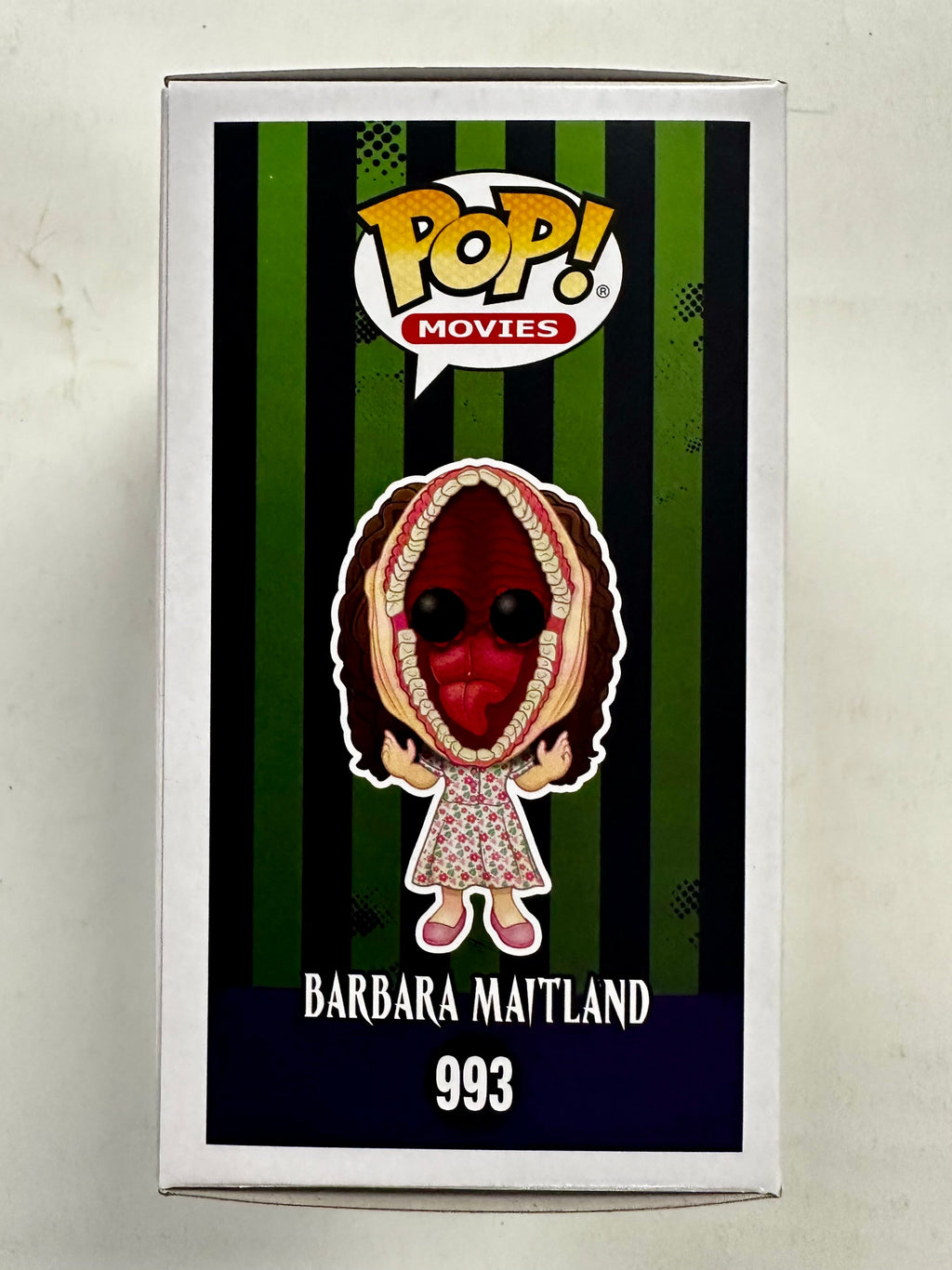 Geena Davis Signed Barbara Maitland Funko Pop! #993 Beetlejuice With PSA/DNA COA