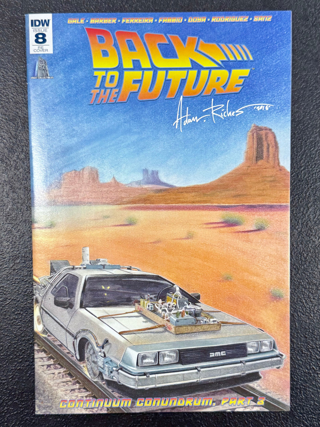 back-to-the-future-6-7-8-signed-adam-riches-vault-collectibles-connecting-exclusive