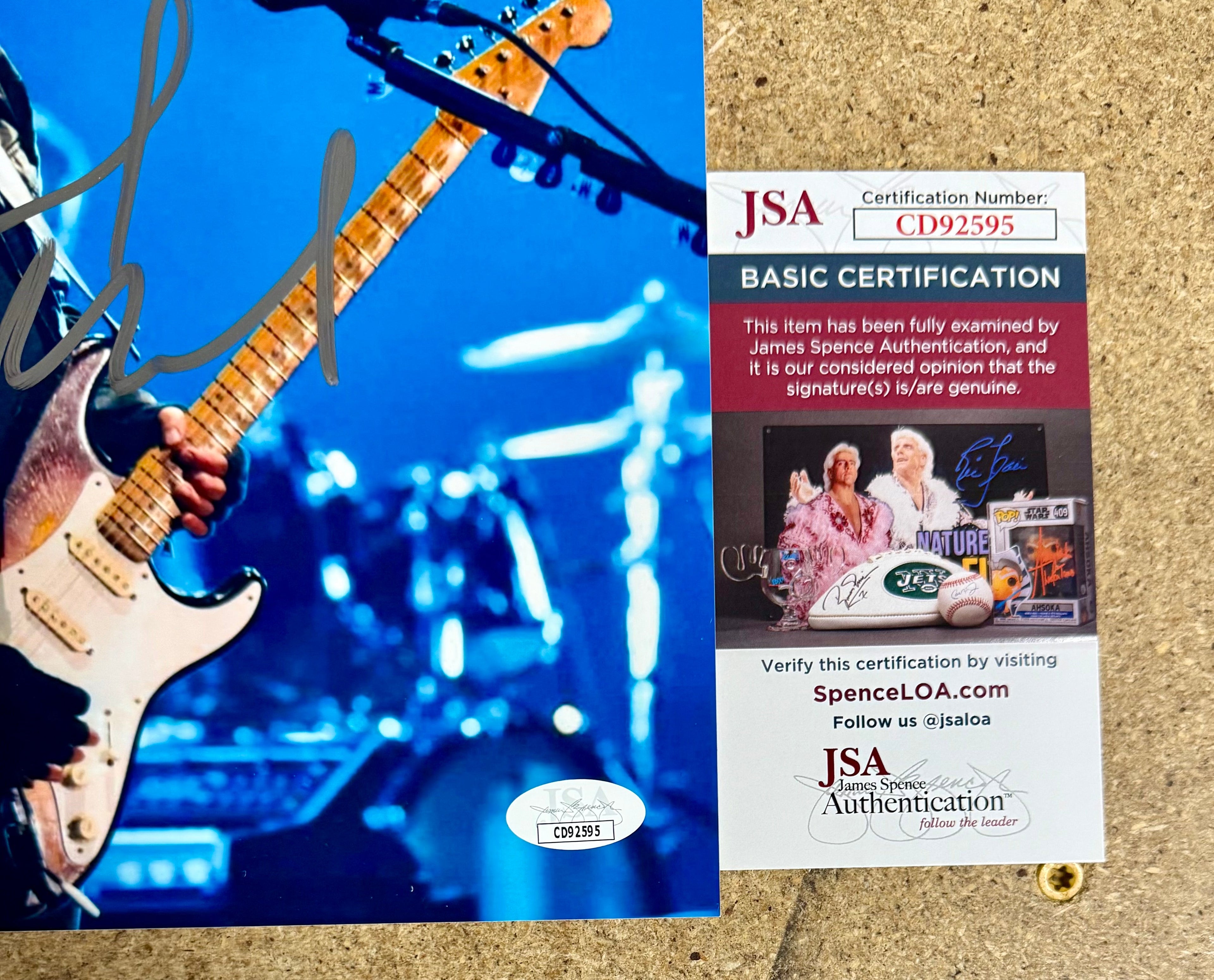 Mike McCready Signed Autographed Pearl Jam Lead Guitarist Photo With JSA COA