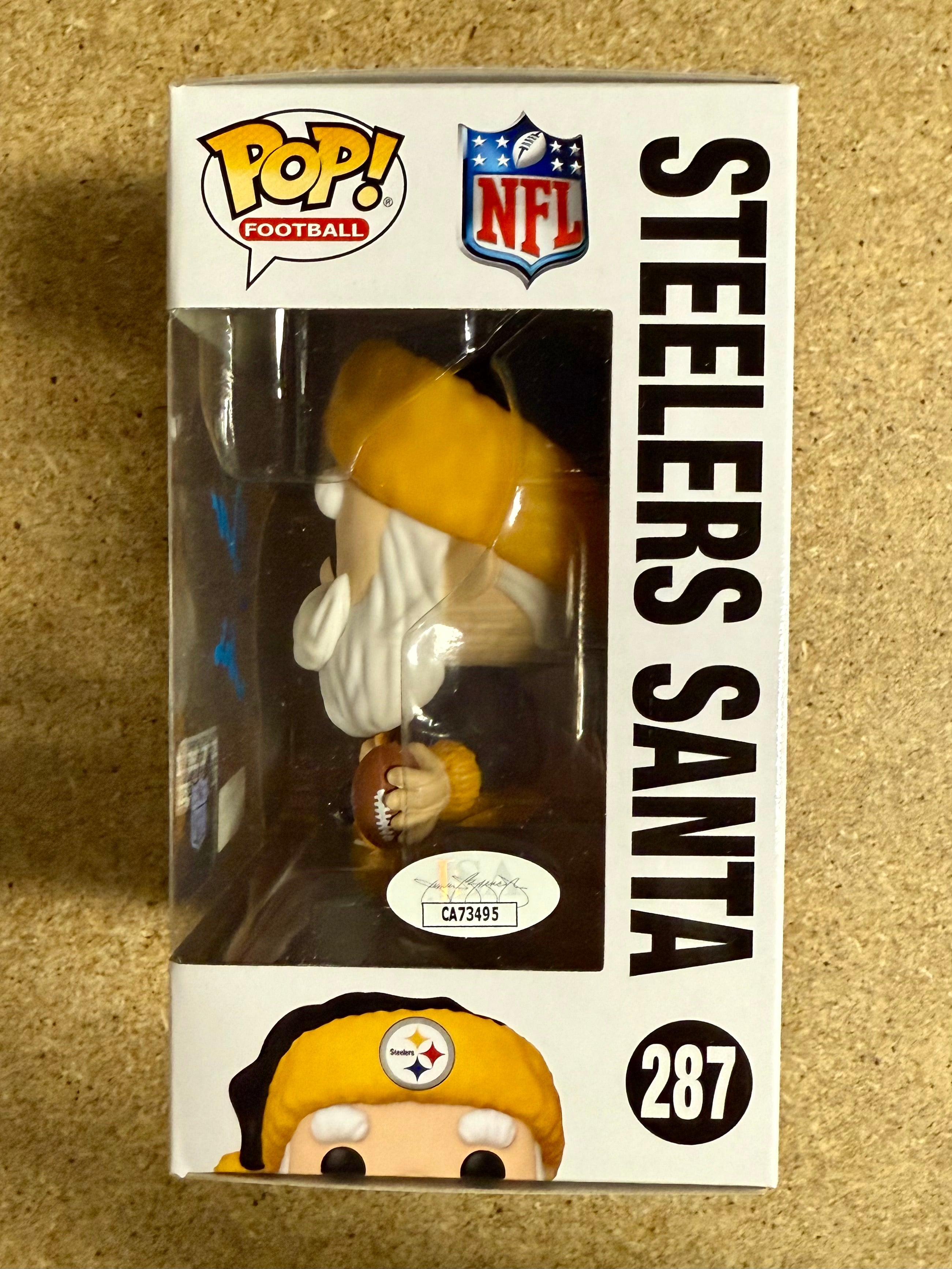donnie-iris-signed-nfl-pittsburgh-steelers-santa-funko-pop-287-with-jsa-coa