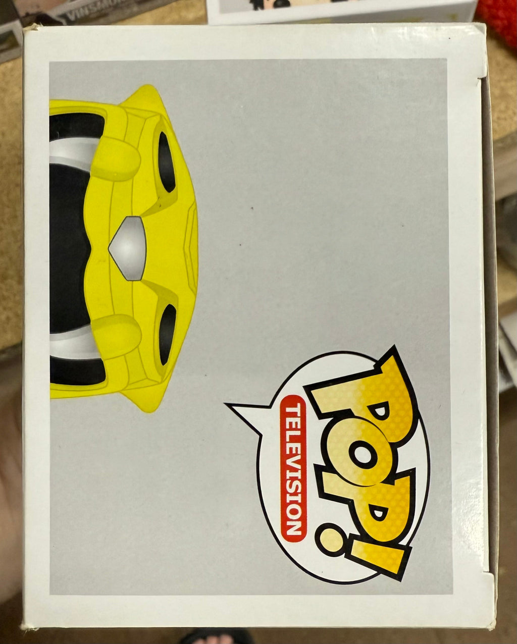 Funko Pop! Television Yellow Power Ranger #362 Saber Tooth Tiger 2016 Vaulted