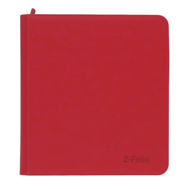 bcw-z-folio-12-pocket-lx-album-red