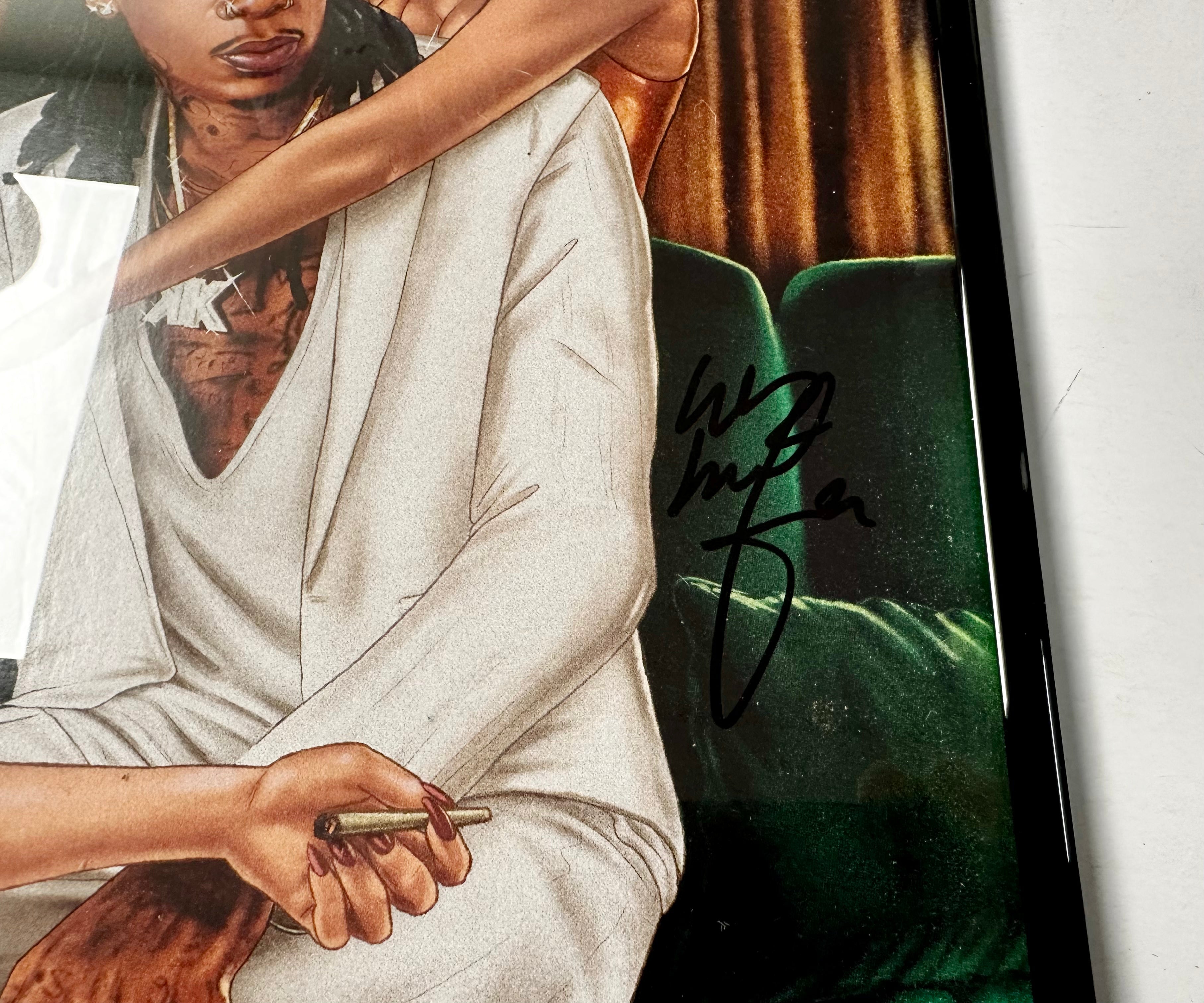 Wiz Khalifa Autographed Signed & Framed Multiverse Vinyl With JSA COA Big Daddy