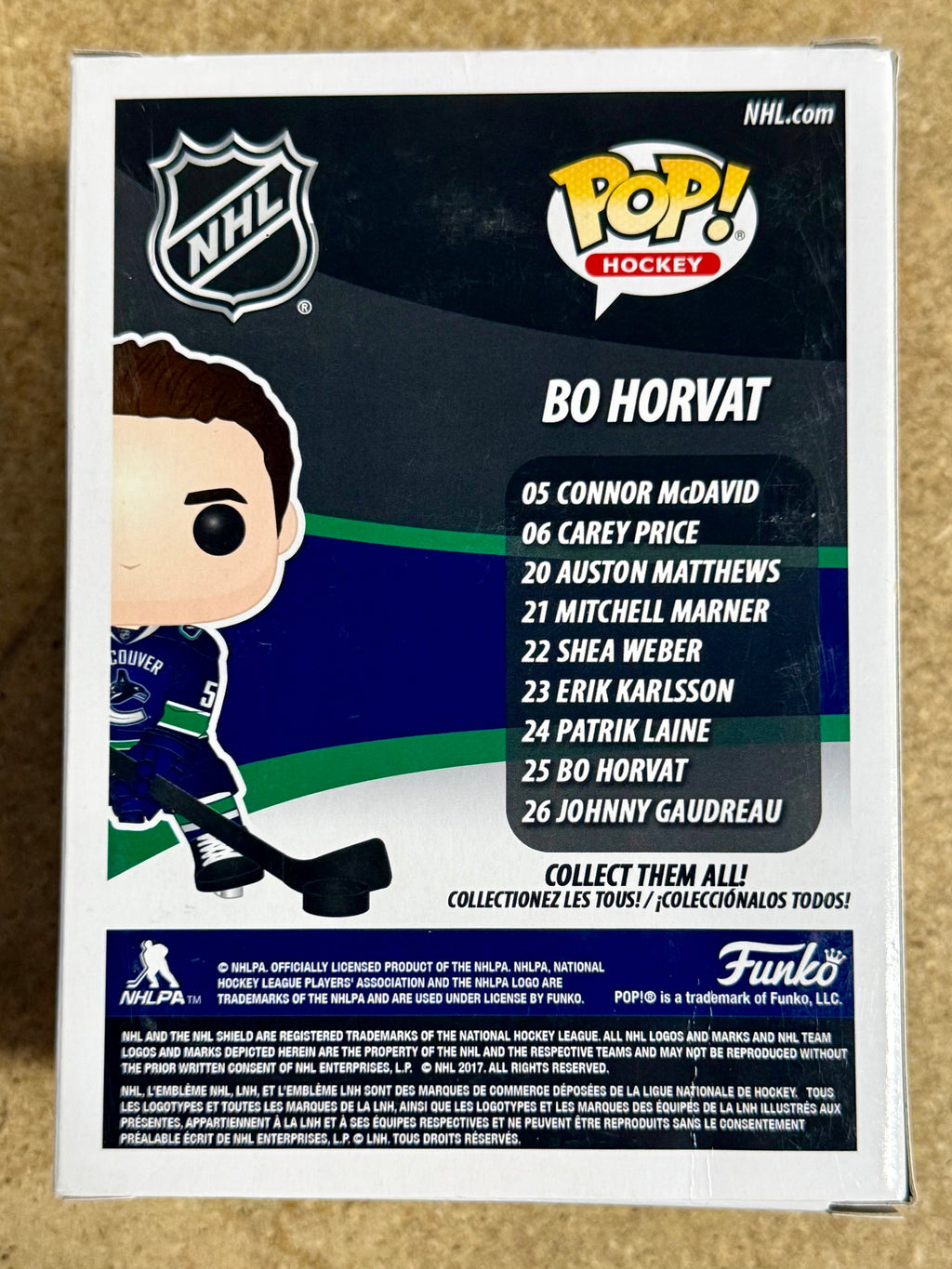 bo-horvat-signed-funko-pop-25-nhl-canada-vancouver-canucks-with-jsa-coa