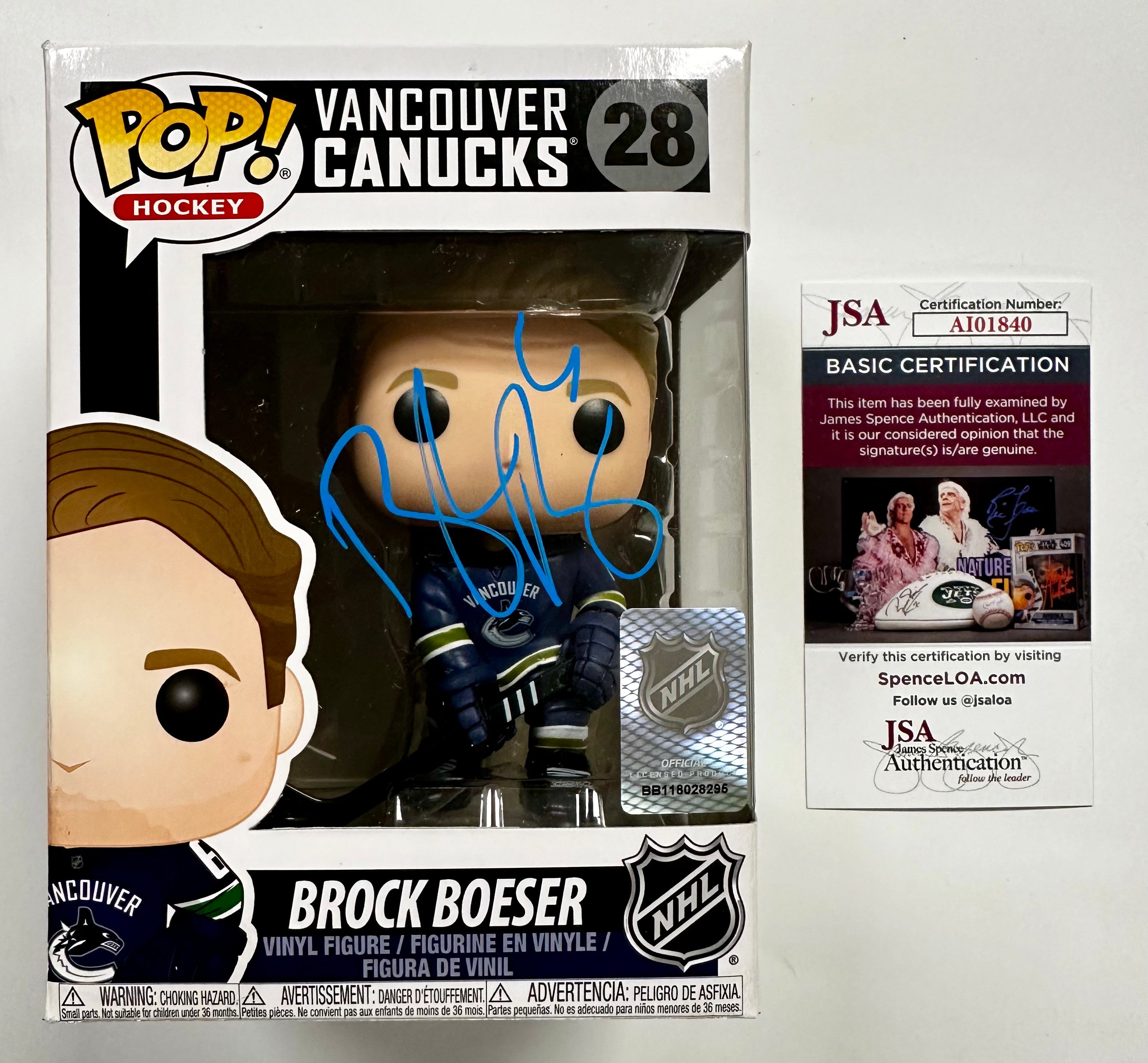 brock-boeser-signed-nhl-hockey-vancouver-canucks-funko-pop-28-with-jsa-coa