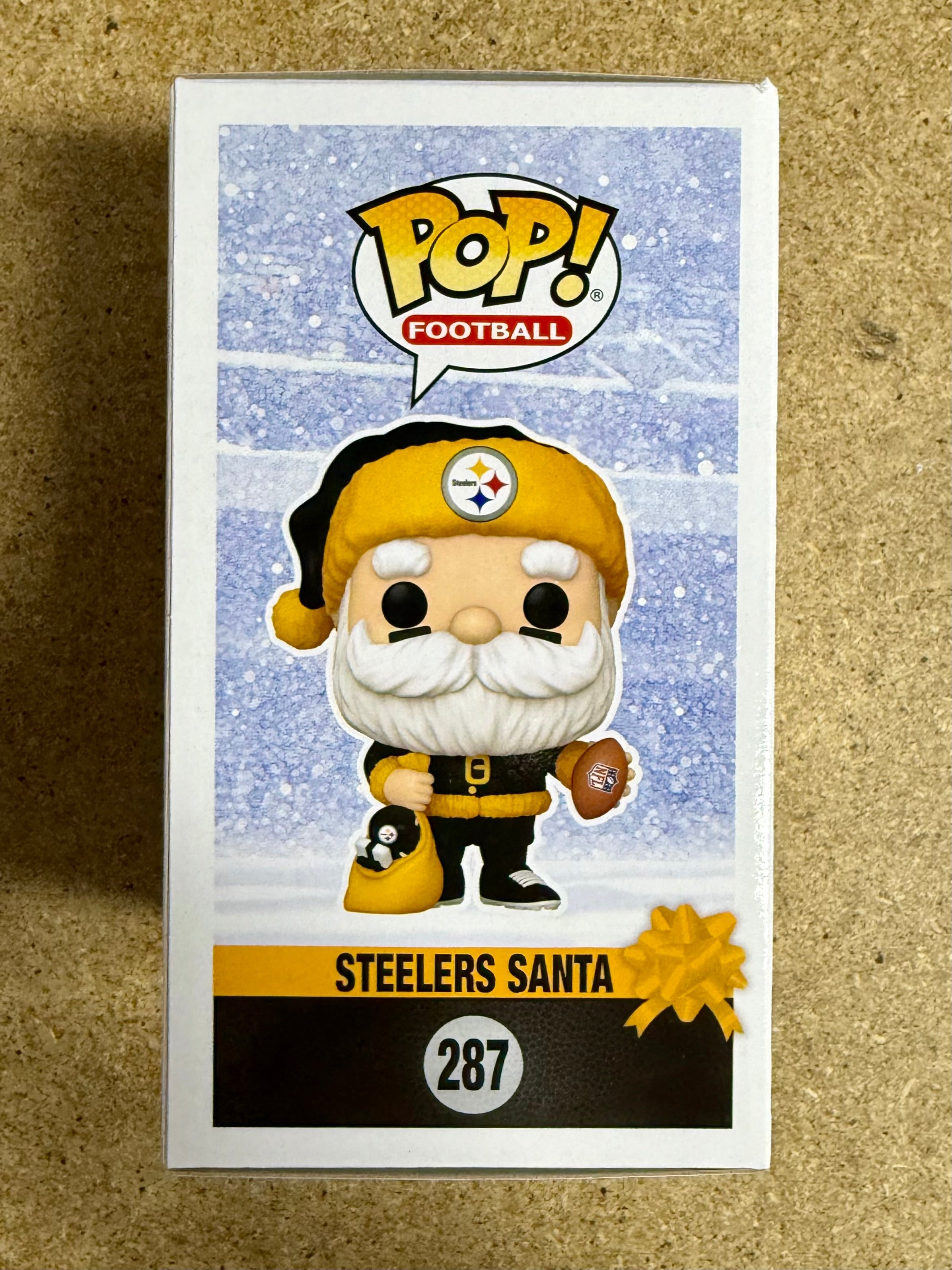 brett-keisel-signed-nfl-pittsburgh-steelers-santa-funko-pop-287-with-jsa-coa