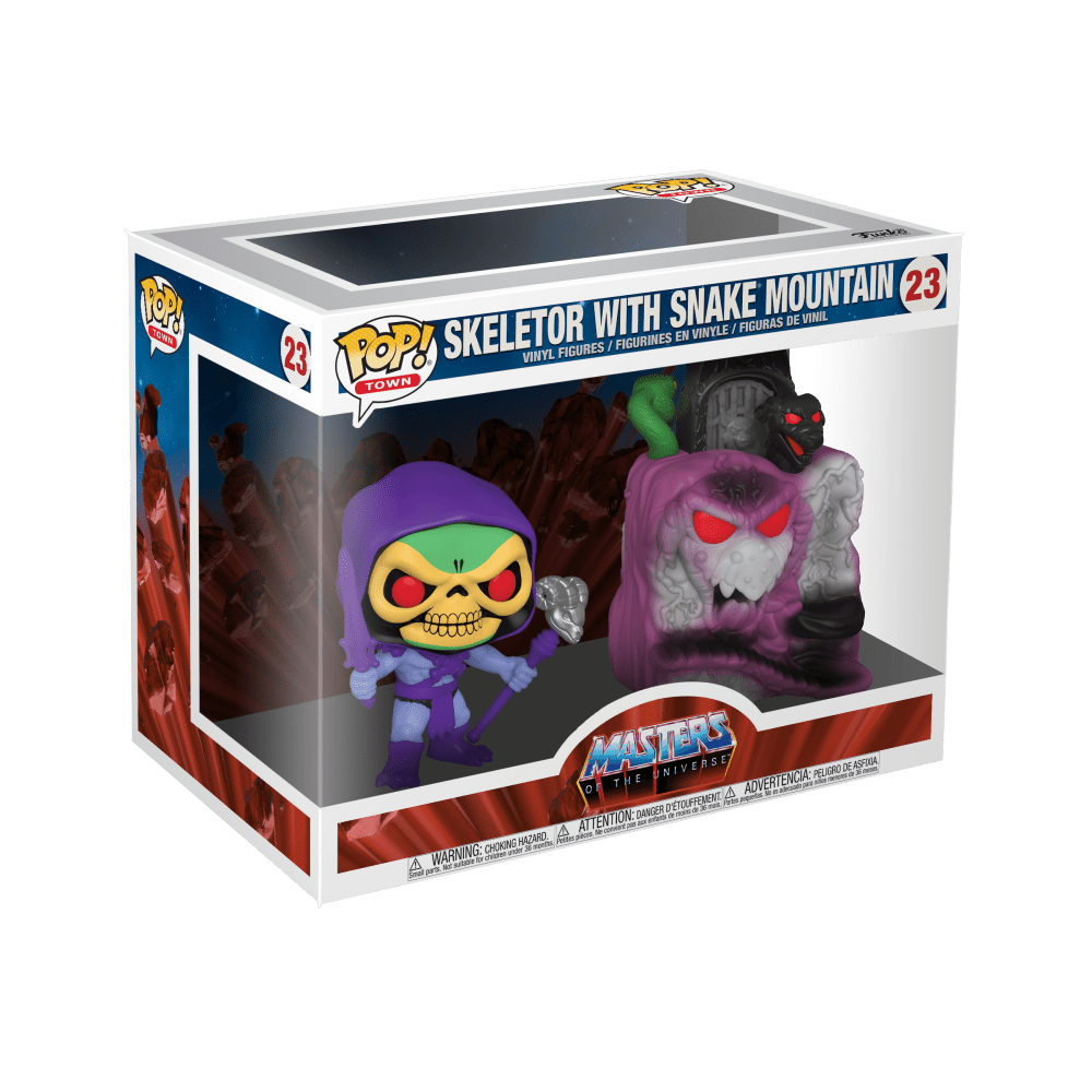 POP! Town: MOTU- Skeletor with Snake Mountain