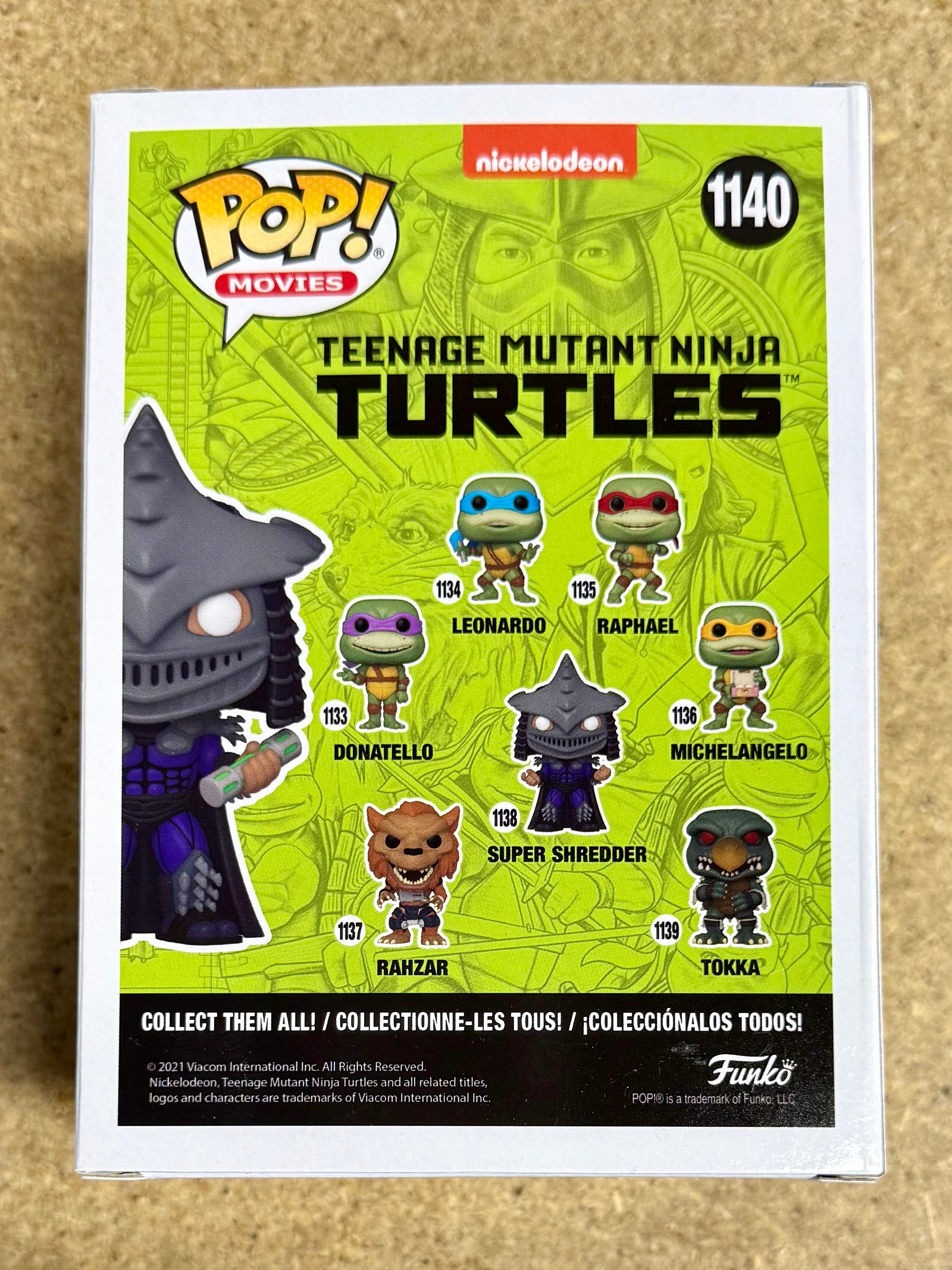 Kevin Nash Signed Shredder Glow Funko Pop! #1140 Ninja Turtles Exclusive With PSA COA