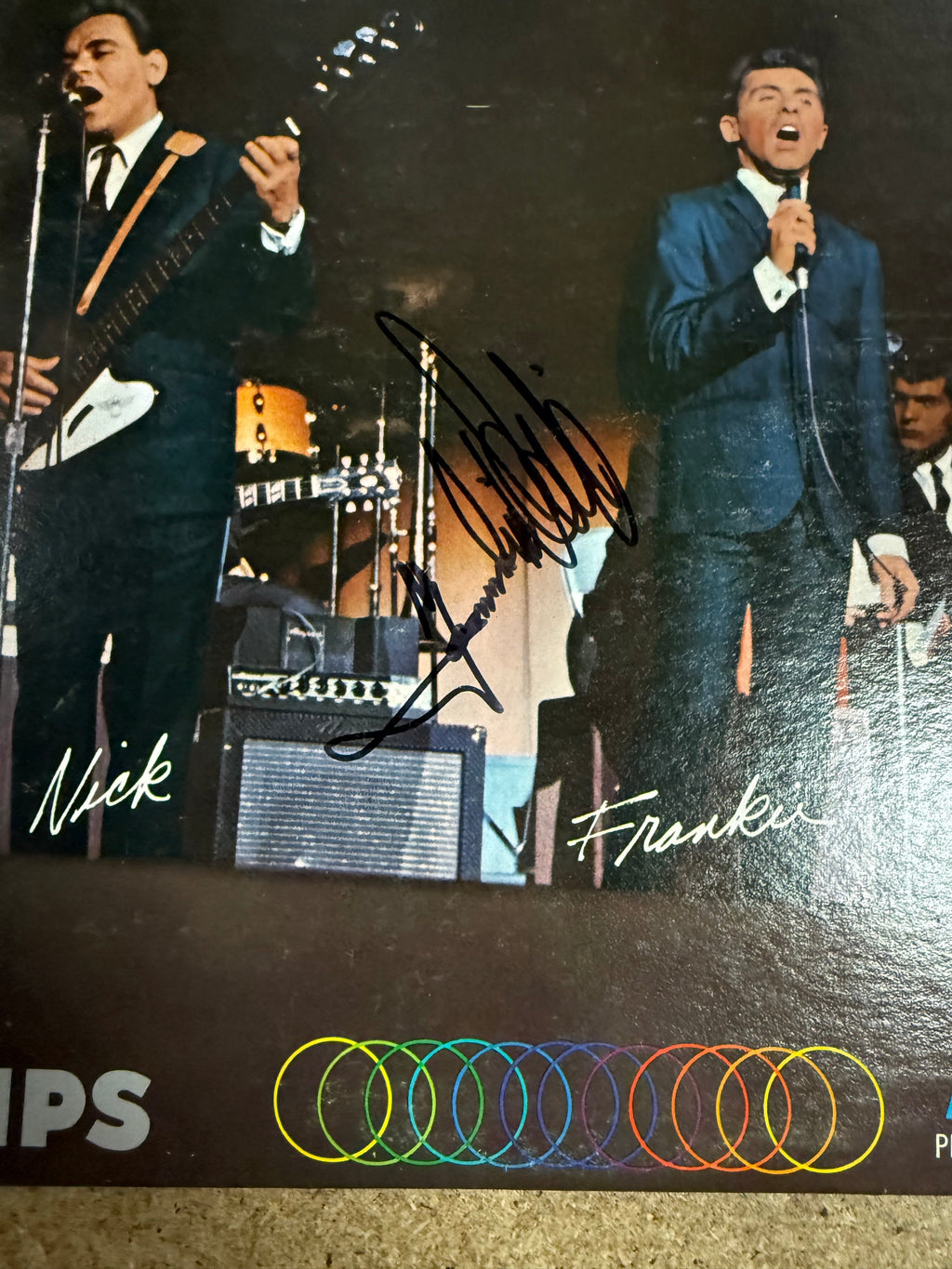Frankie Valli Signed & Framed (4) Four Seasons Is The Word Vinyl With JSA COA