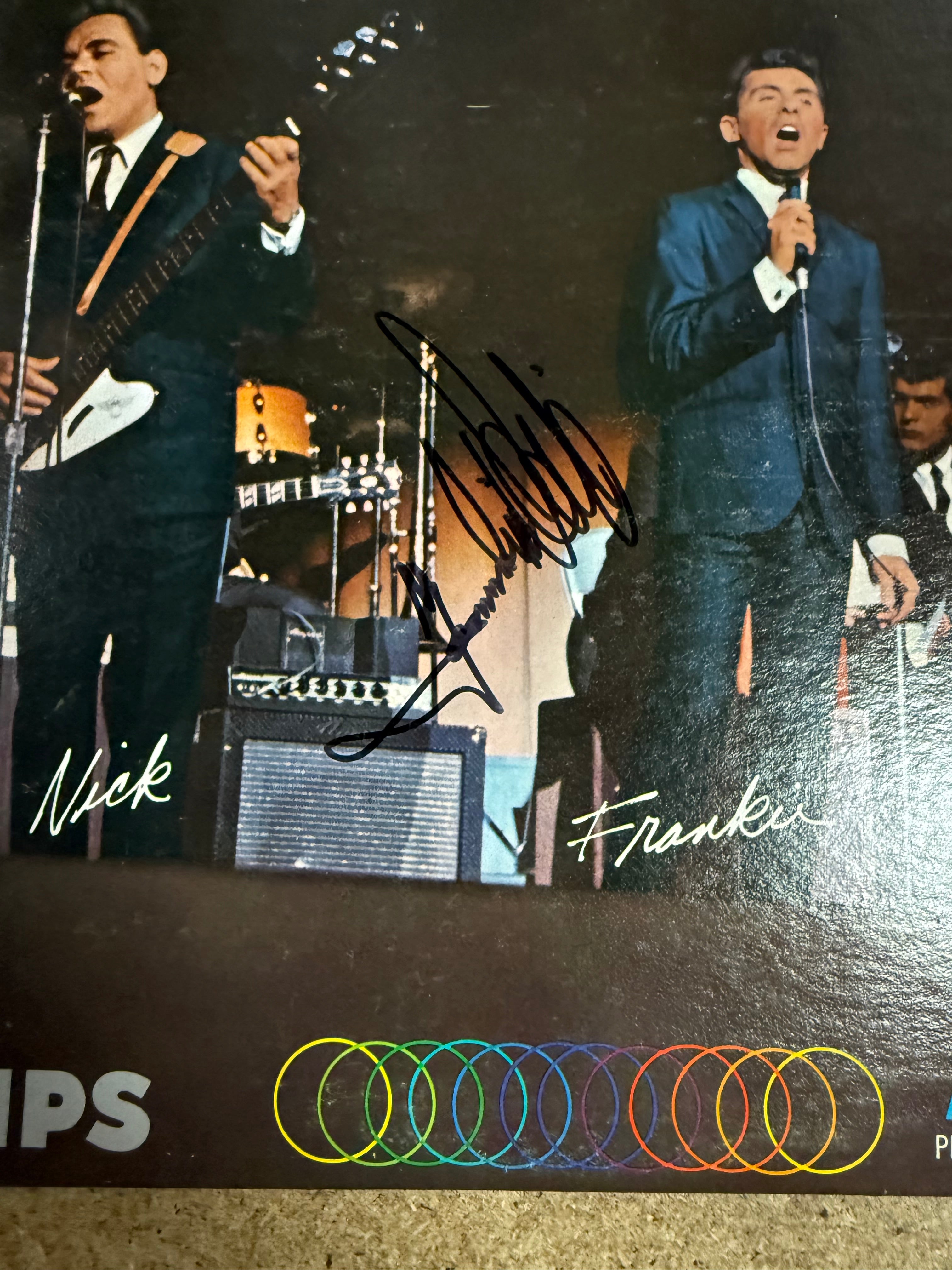 Frankie Valli Signed & Framed (4) Four Seasons Is The Word Vinyl With JSA COA