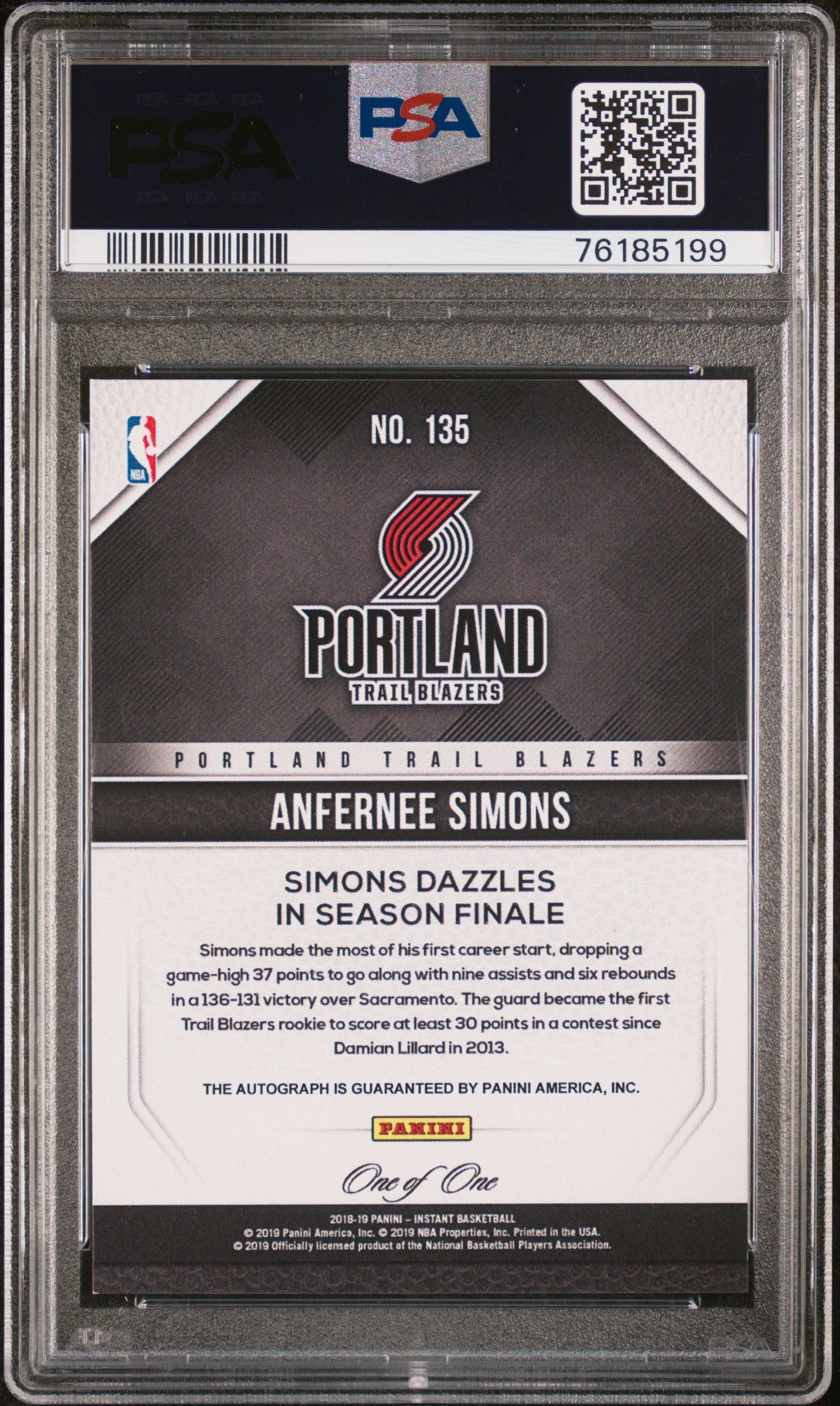 2018-panini-instant-135-anfernee-simons-autograph-black-1-1-psa-8