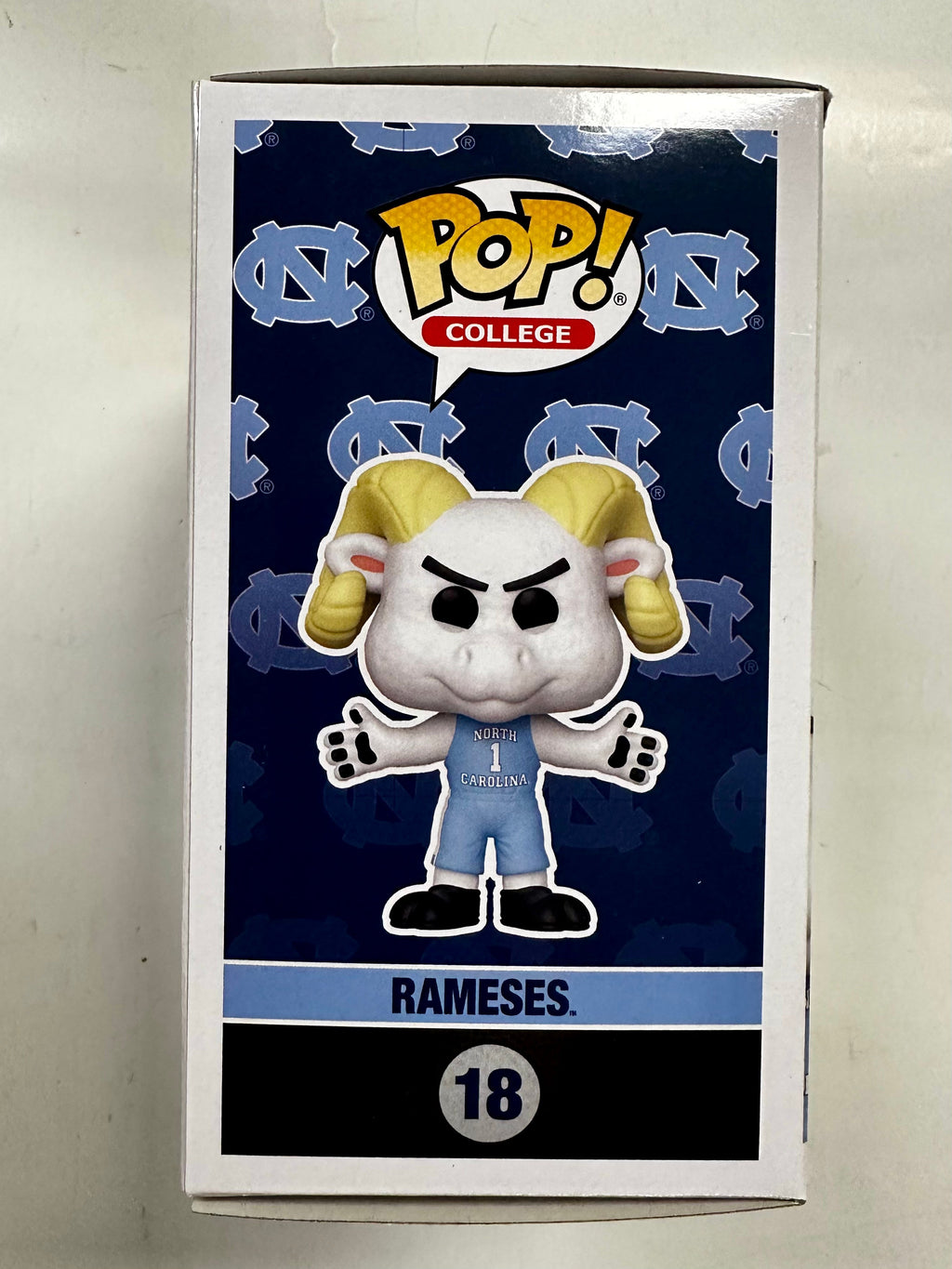 coach-mack-brown-signed-ncaa-ramses-18-unc-north-carolina-tar-heels-funko-pop-with-jsa-coa