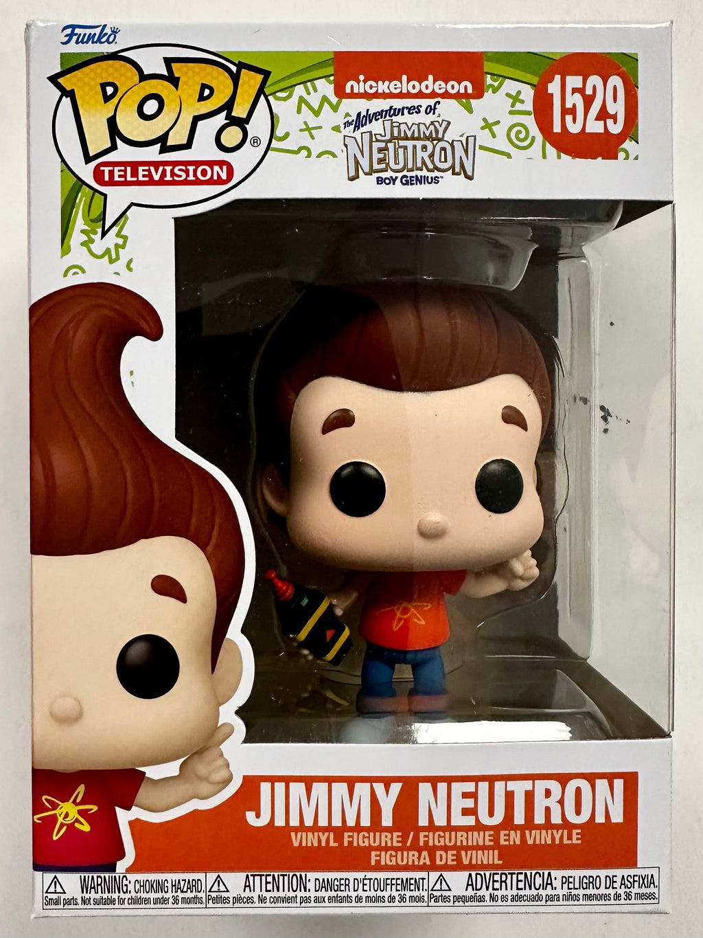 Funko Pop! Animation Jimmy Neutron With Remote #1529 Nickelodeon 2024