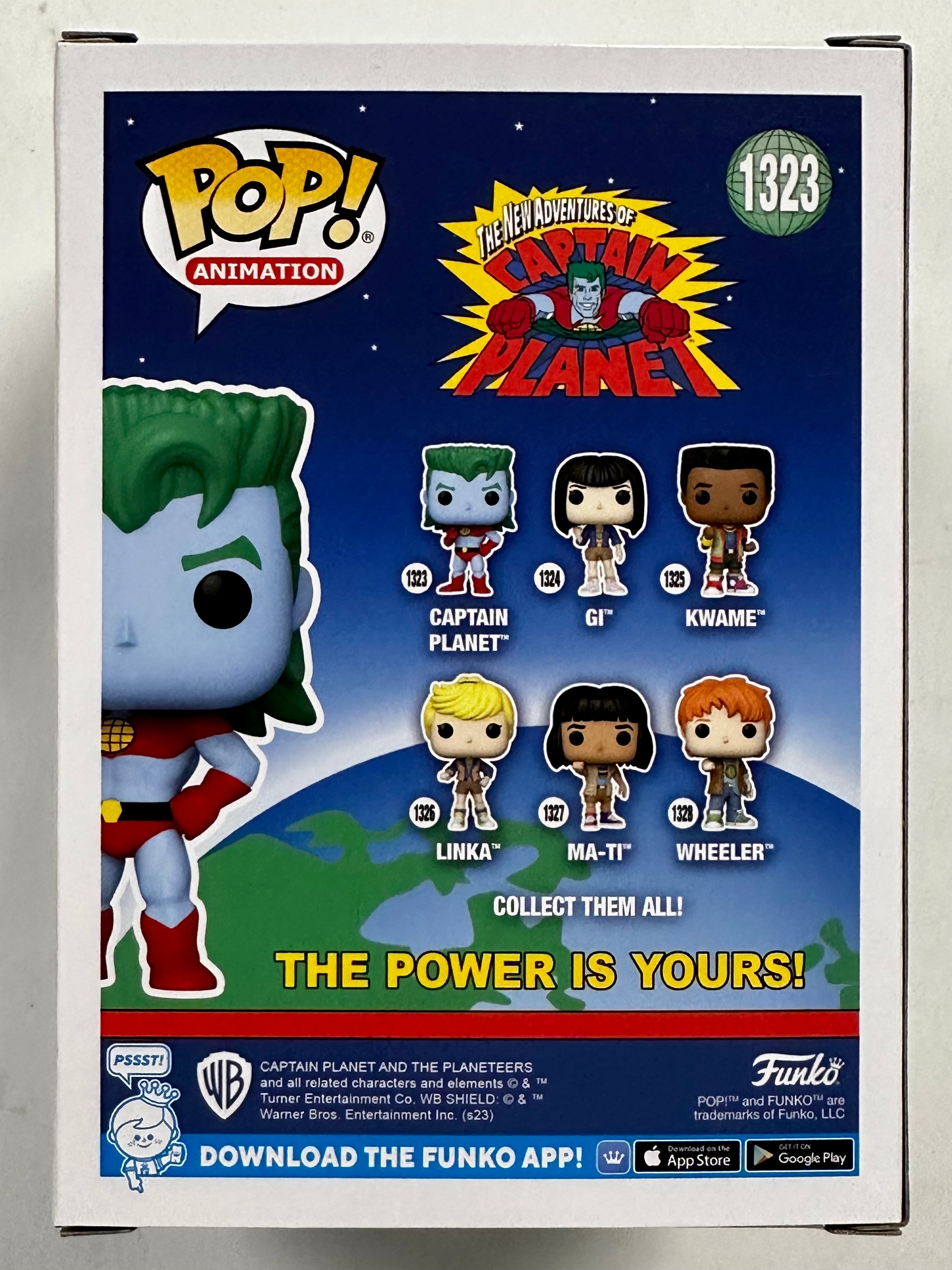 Funko Pop! Animation Captain Planet #1323 New Adventures Captain Planet 2023