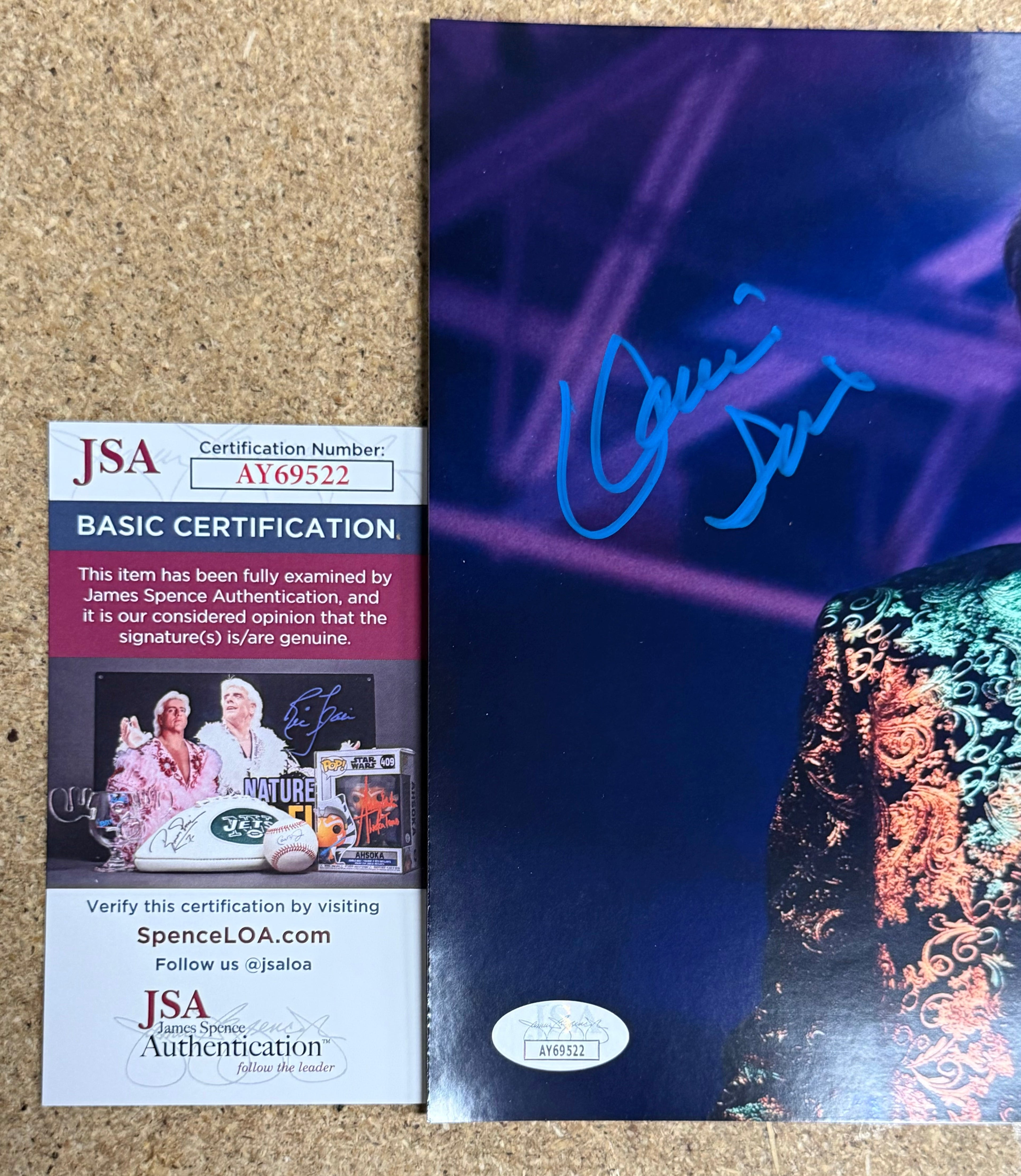 Pittsburgh Musician Donnie Iris “King Cool” Signed 8X10 Photo With JSA COA