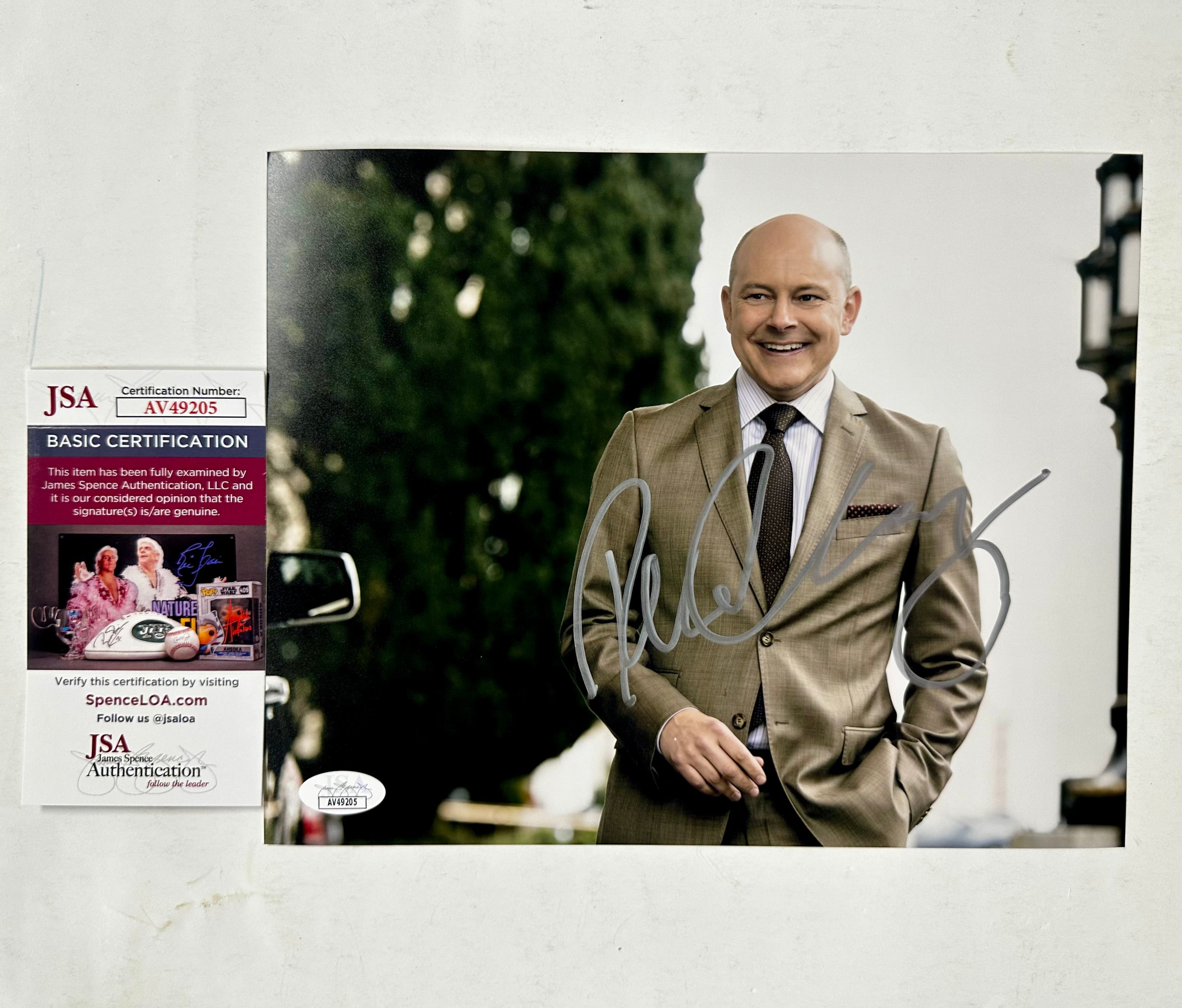 Rob Corddry Signed Joe Krutel HBO Ballers 8x10 Photo With JSA COA