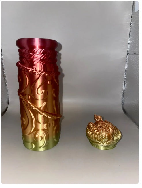 Rainbow Dragon Dice Vial