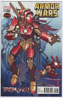 MARVEL COMICS ARMOR WARS #1 VARIANT EDITION IRON GWEN