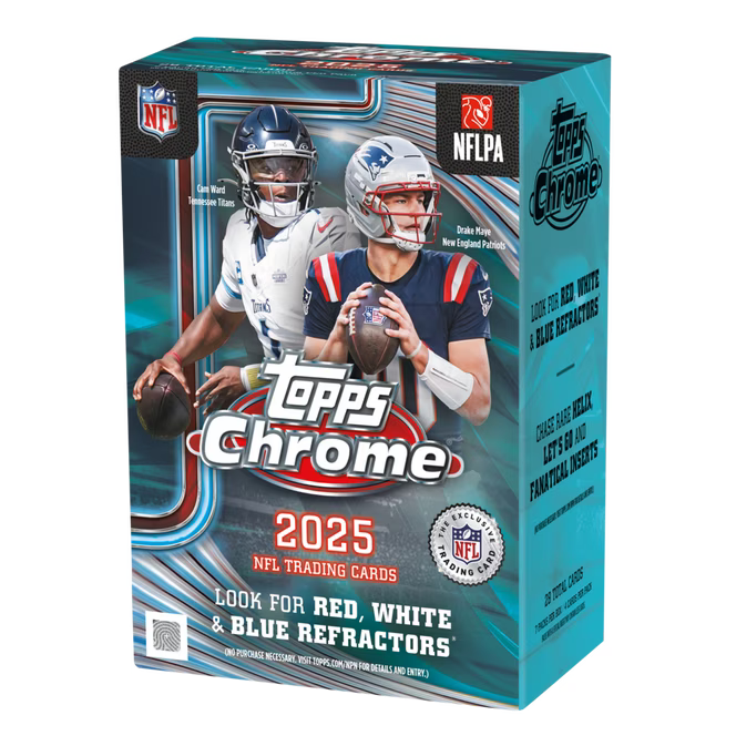 2025-topps-chrome-football-value-box