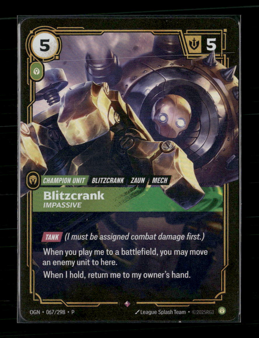 blitzcrank-impassive-067-298-riftbound-organized-play-promotional-card – Dark Rarity Collectibles