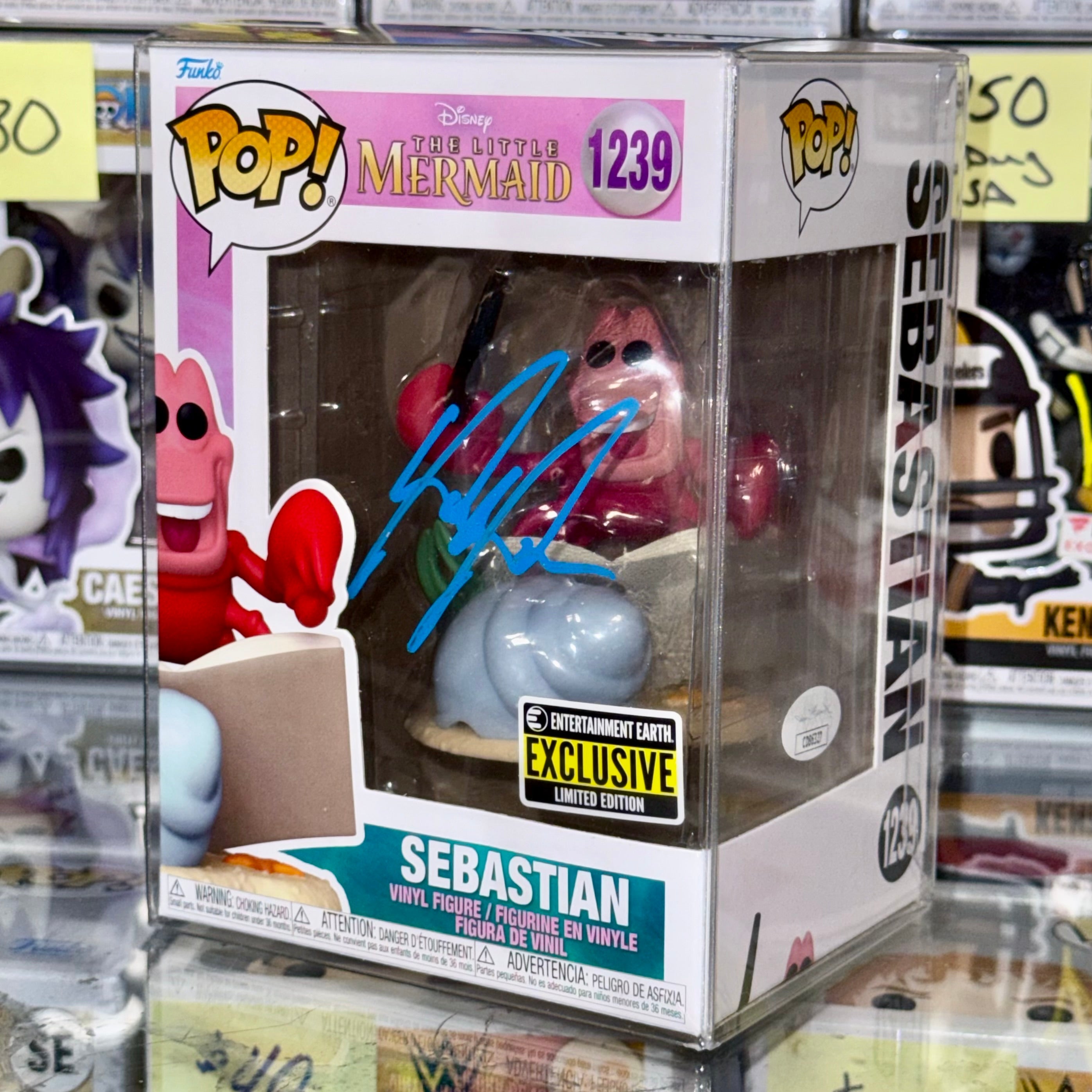 daveed-diggs-signed-sebastian-th-crab-funko-pop-1239-disney-the-little-mermaid-2023-with-jsa-coa