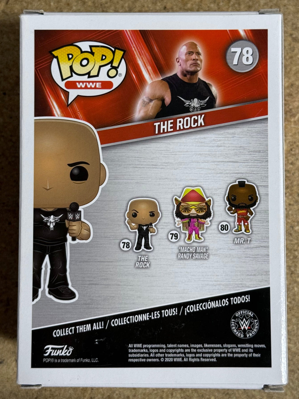 Funko Pop! WWE Dwayne “The Rock” Johnson #78 Wrestling Rock Bottom People’s Elbow