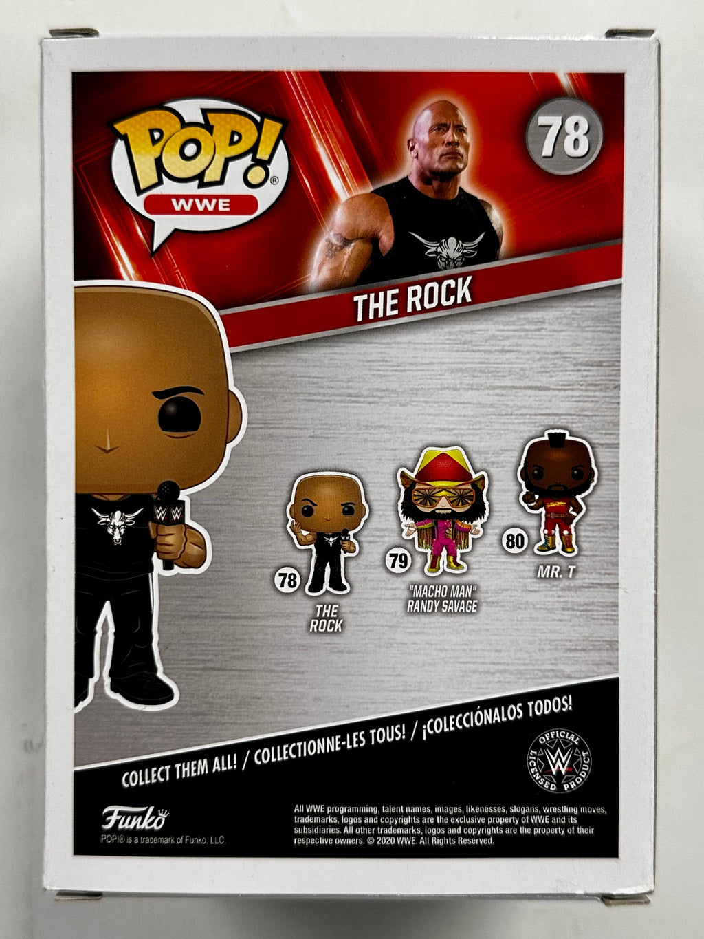 Funko Pop! WWE Dwayne “The Rock” Johnson #78 Wrestling Rock Bottom People’s Elbow