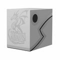 Dragon Shield Revised Double Shell - Ashen White (Holds 100+)
