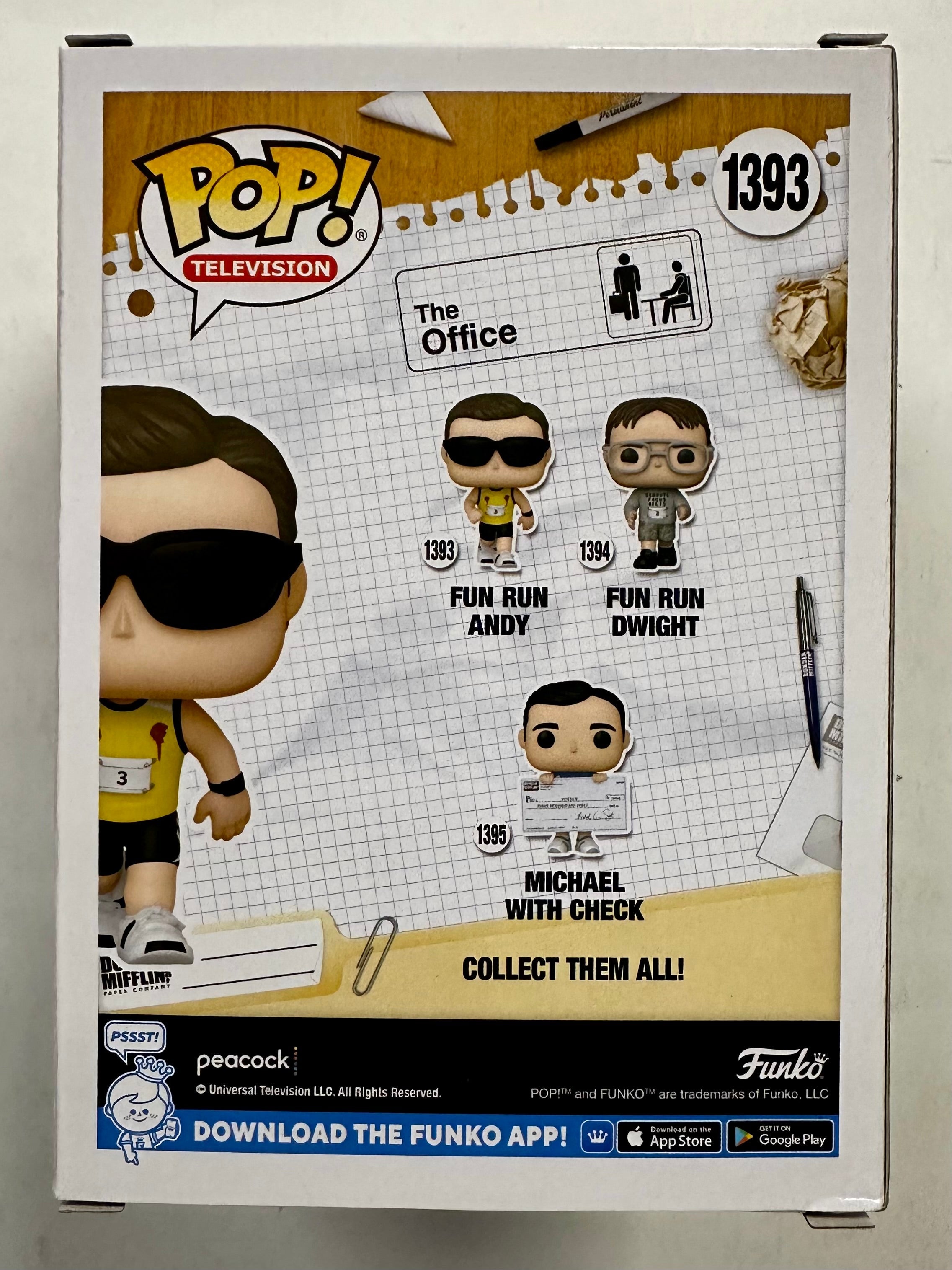 Funko Pop! Television Fun Run Andy Bernard #1393 The Office 2023