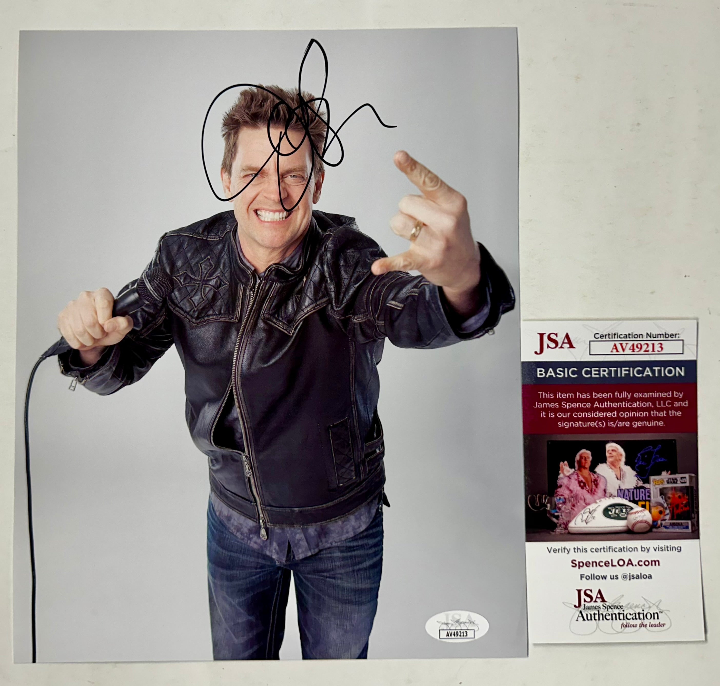 Jim Breuer Signed Stand Up Comedian 8x10 Photo With JSA COA