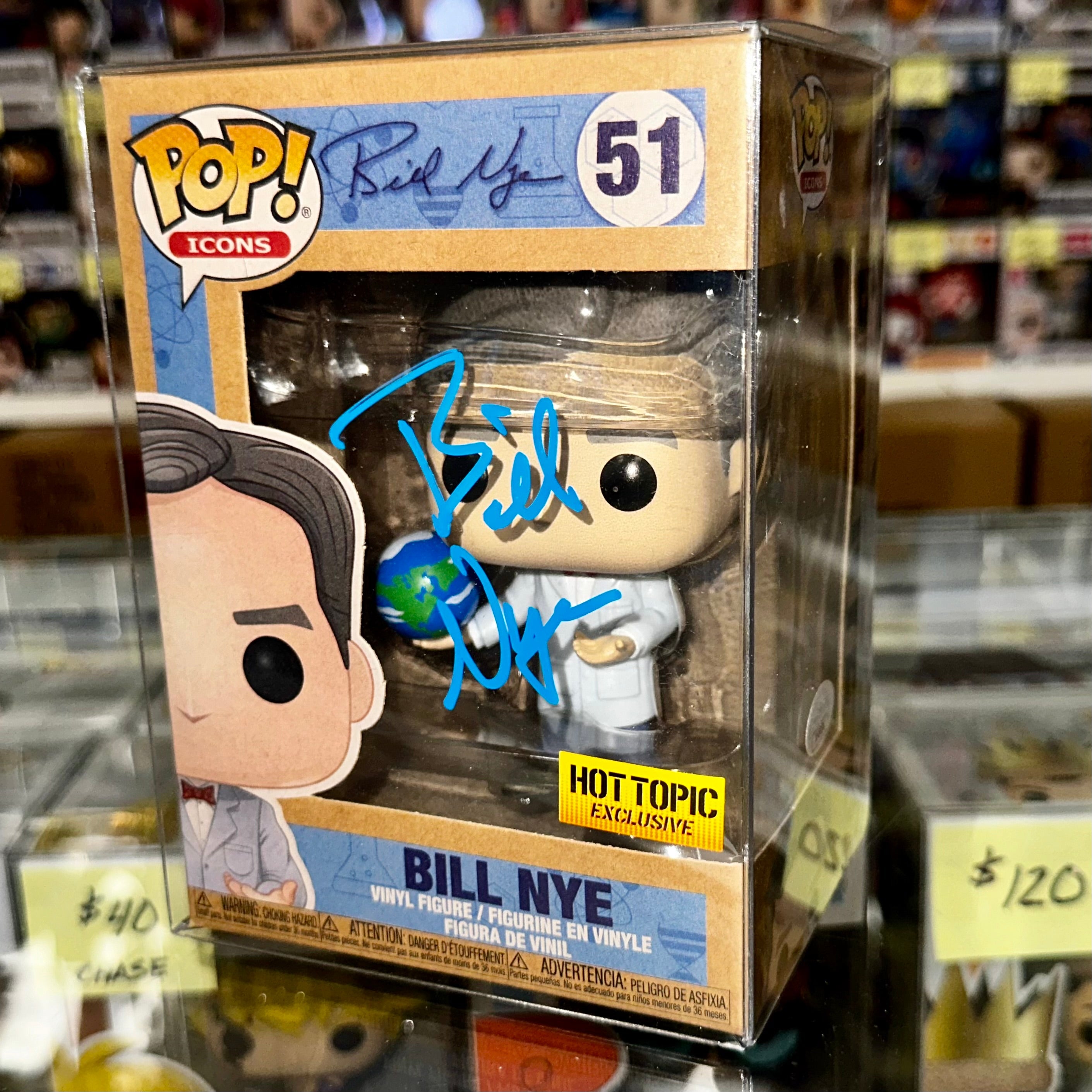 bill-nye-the-science-guy-51-signed-earth-day-vaulted-funko-pop-with-jsa-coa