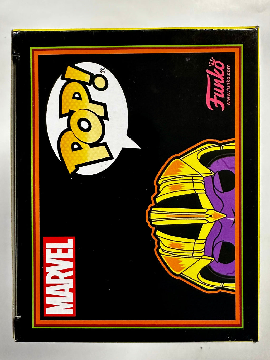 Funko Pop! Marvel Thanos #909 Avengers Endgame Black Light Target 2022 Exclusive