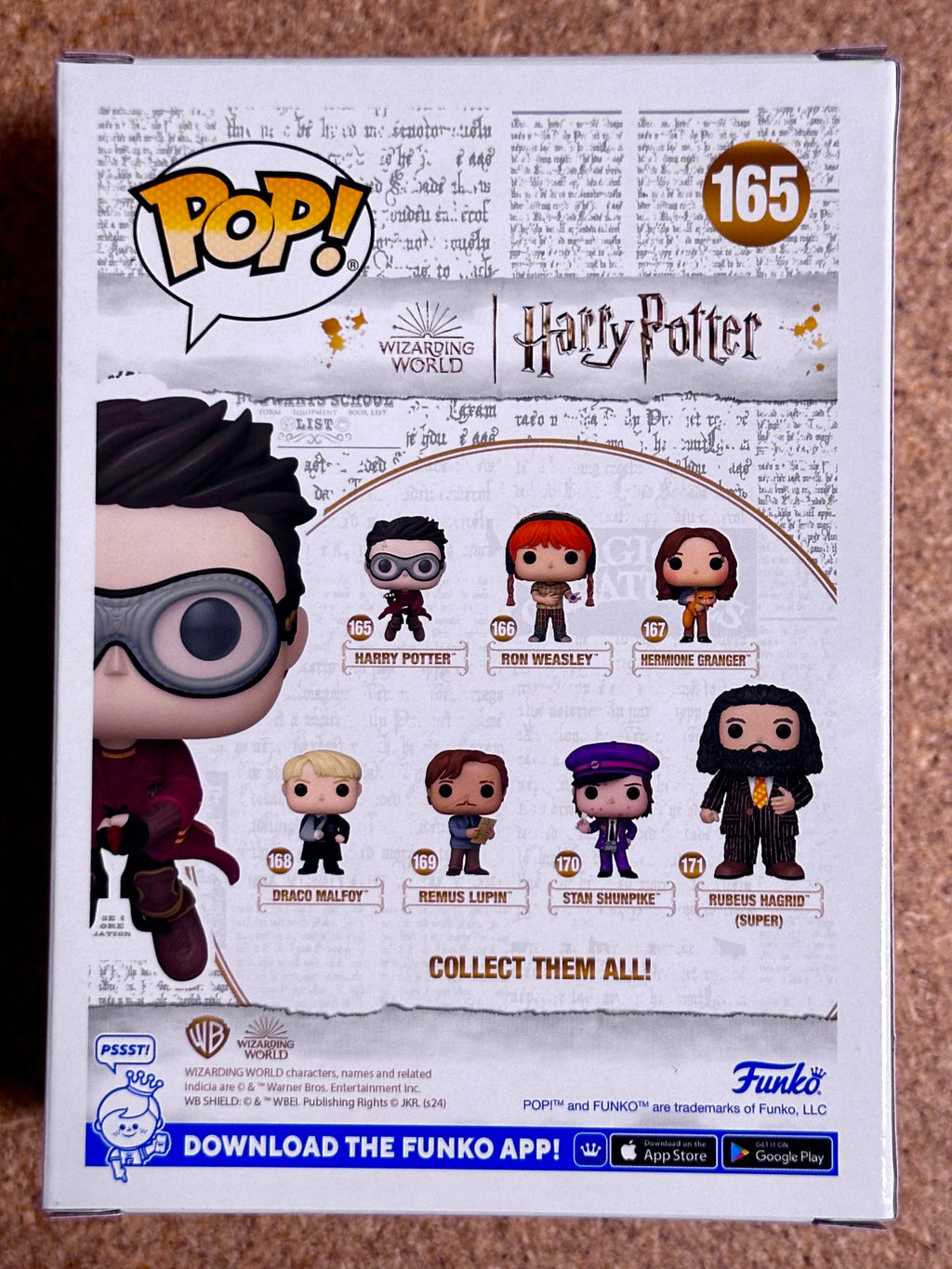 Funko Pop! Harry Potter Flying On Broom #165 Wizarding World Prisoner Of Azkaban