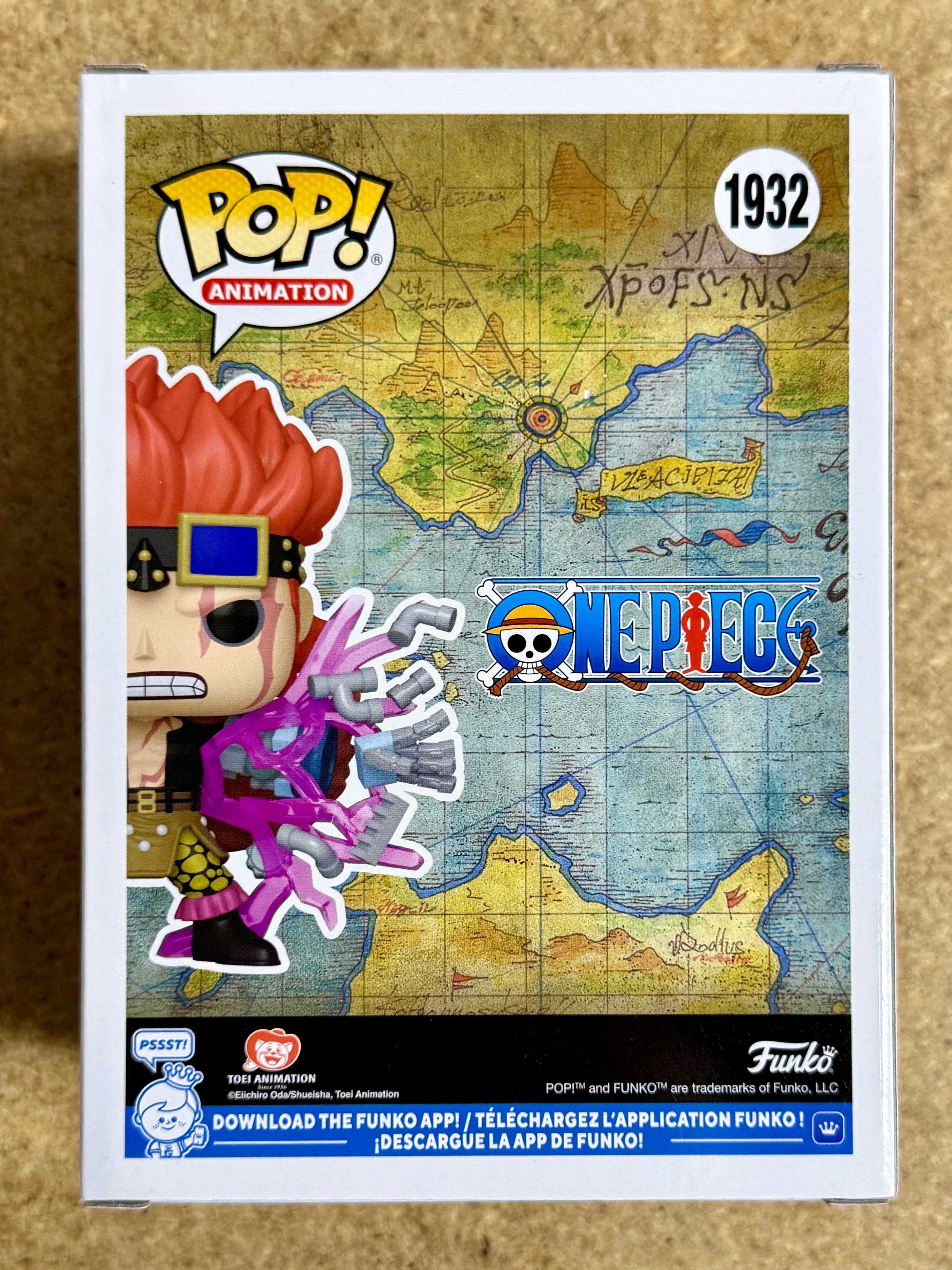 Funko Pop! Animation Eustass Kid (Jiki Jiki no Mi) #1932 One Piece 2025
