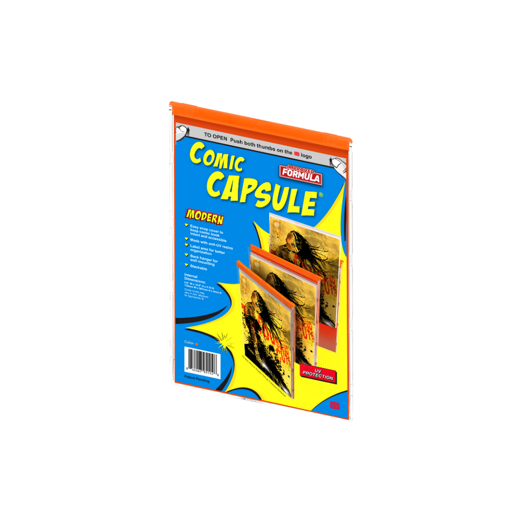 Orange Modern Size ComicCapsule
