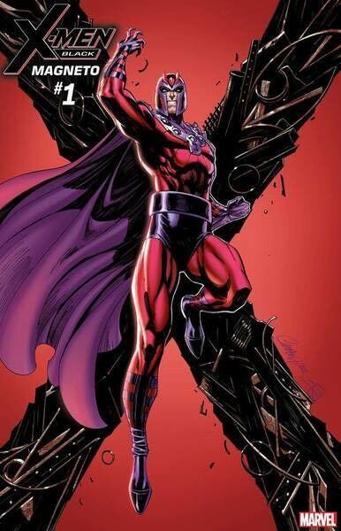 X-Men Black #1 J Scott Campbell Set Of 5 Magneto Emma Frost Juggernaut Mojo 2018