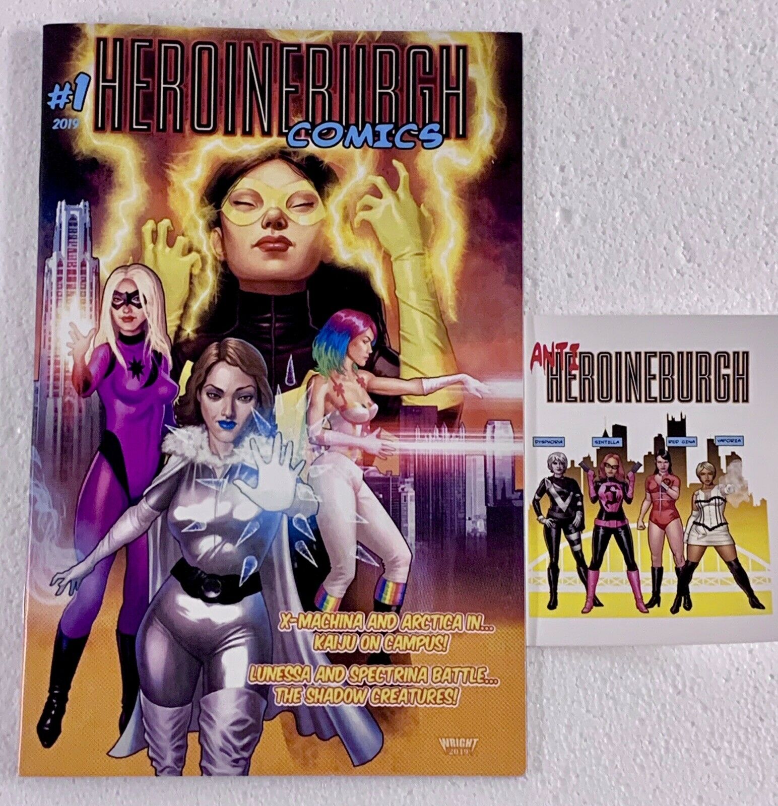 Heroineburgh Comics #1 Pittsburgh Jason St John Wright Marcel Walker Ben Barnett