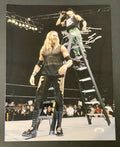 WWE Edge Signed 11x14 Photo W/ JSA COA Hall Of Fame W/ Christian Wrestling 3
