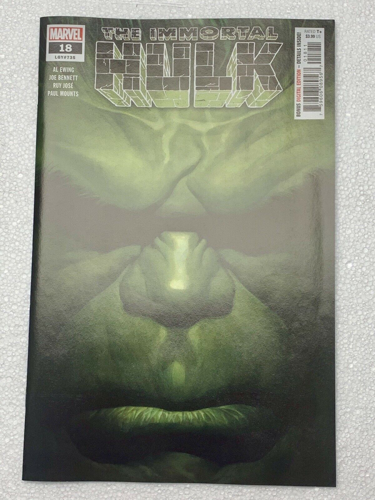 Immortal Hulk #18 Cover A First Appearance Of The New Abomination Marvel 1st
