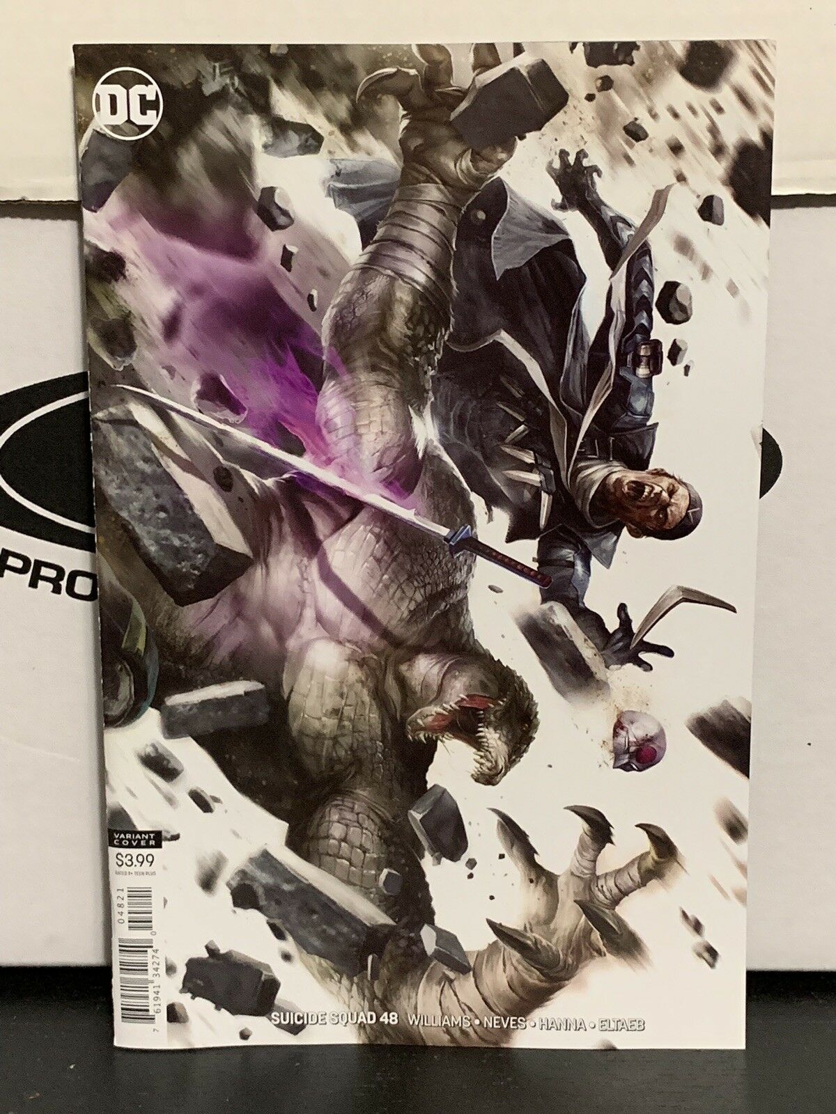 Suicide Squad #48 Francesco Mattina Cover B Variant Marvel Comics 2018 Croc