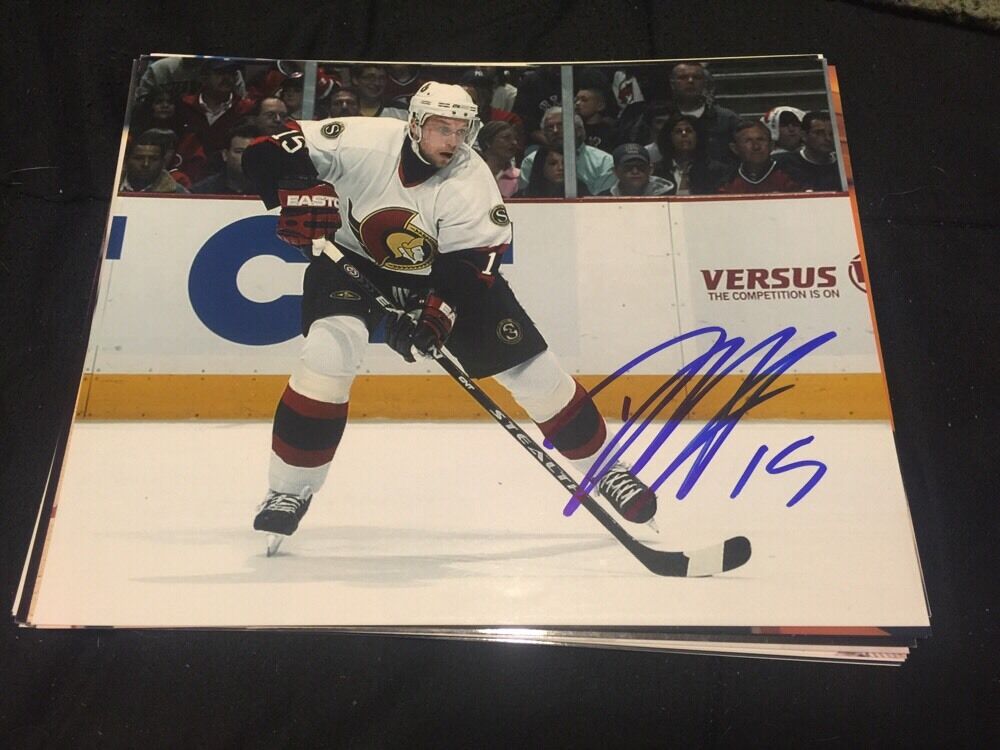 dany-heatley-signed-ottawa-senators-8x10-photo-nhl-minnesota-wild-proof