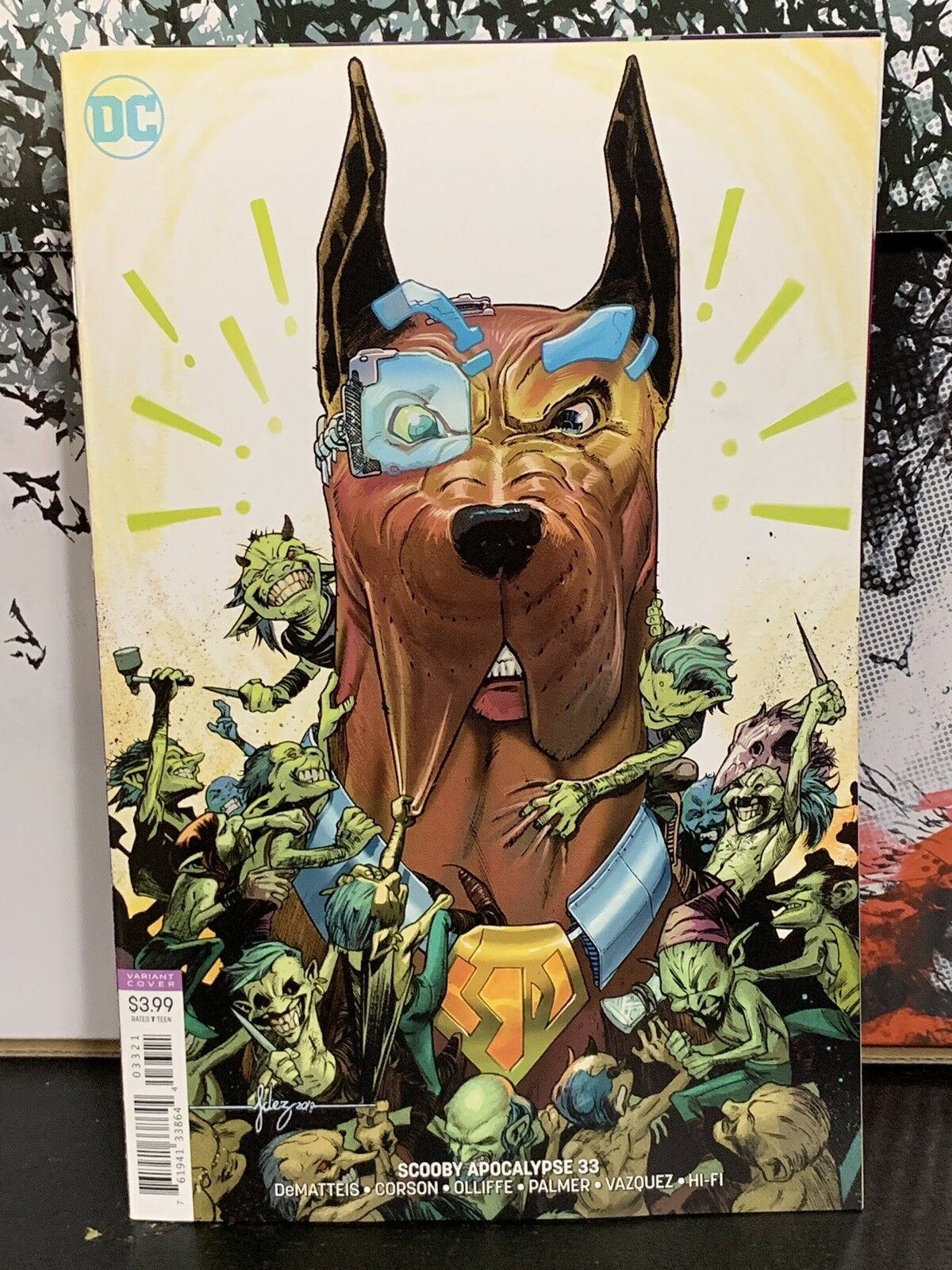 Scooby Doo Apocalypse #33 Cover B Javier Fernandez Variant 2019 Mystery
