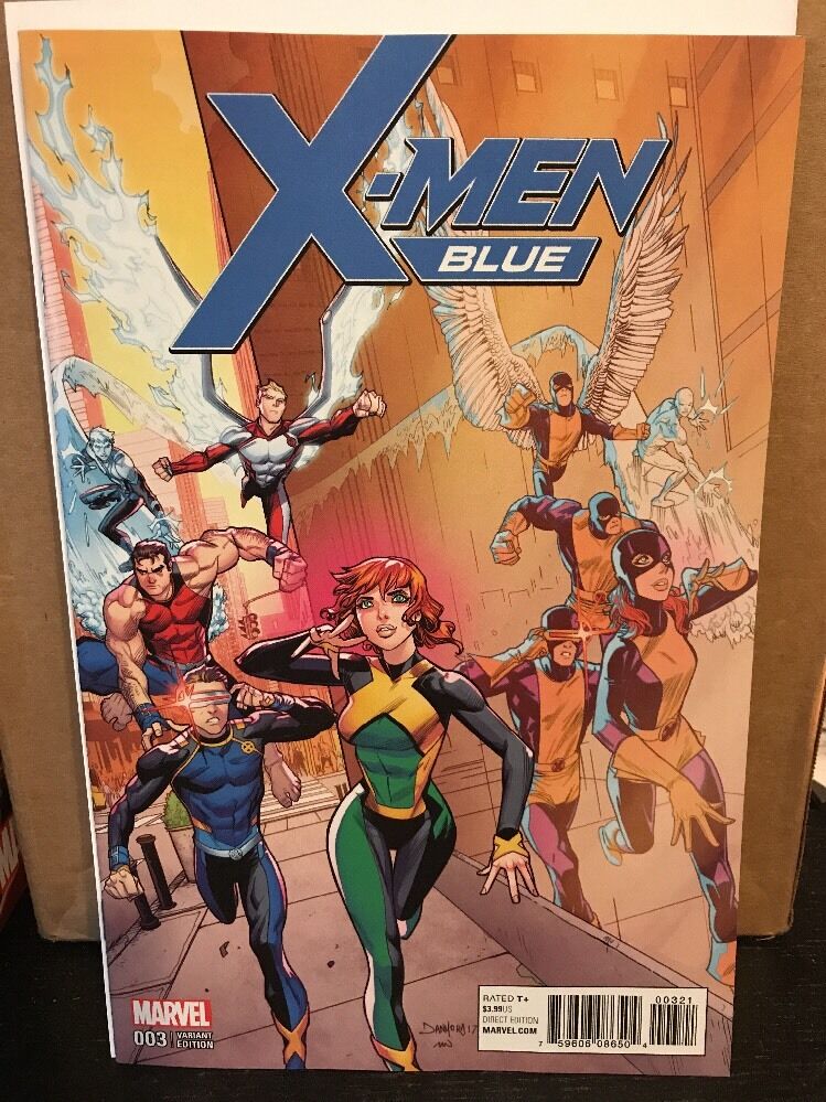 X-Men Blue #3 Mora & Woodard Variant Cover!!! Marvel Comics 1:25 Gold Prime NM