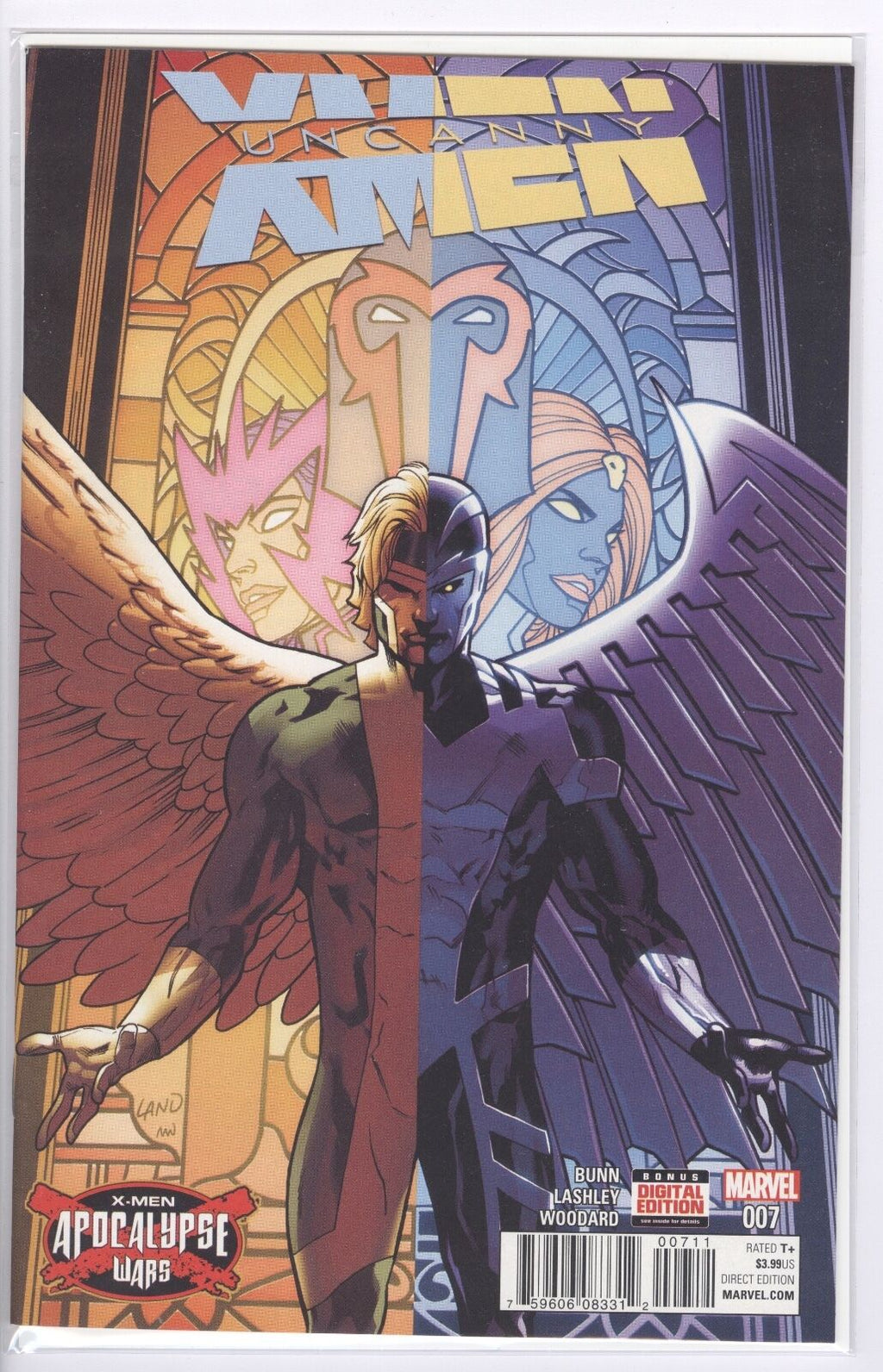 UNCANNY X-MEN 7 VOL 4 1st PRINT GREG LAND COVER NM APOCALYPSE WARS