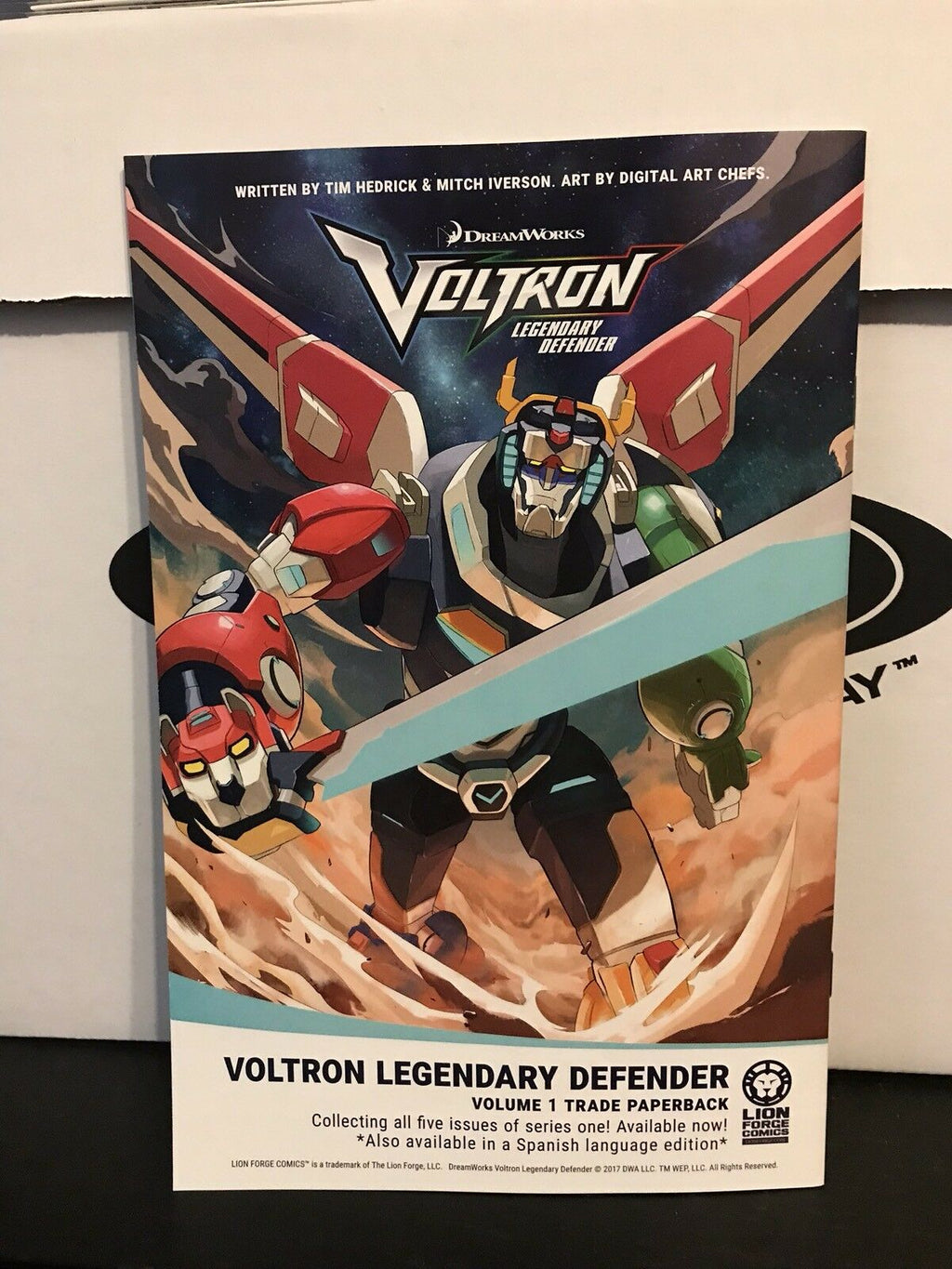 Voltron Legendary Defender Vol 2 #1 2017 Lion Forge Black Paladin Blue Green Red