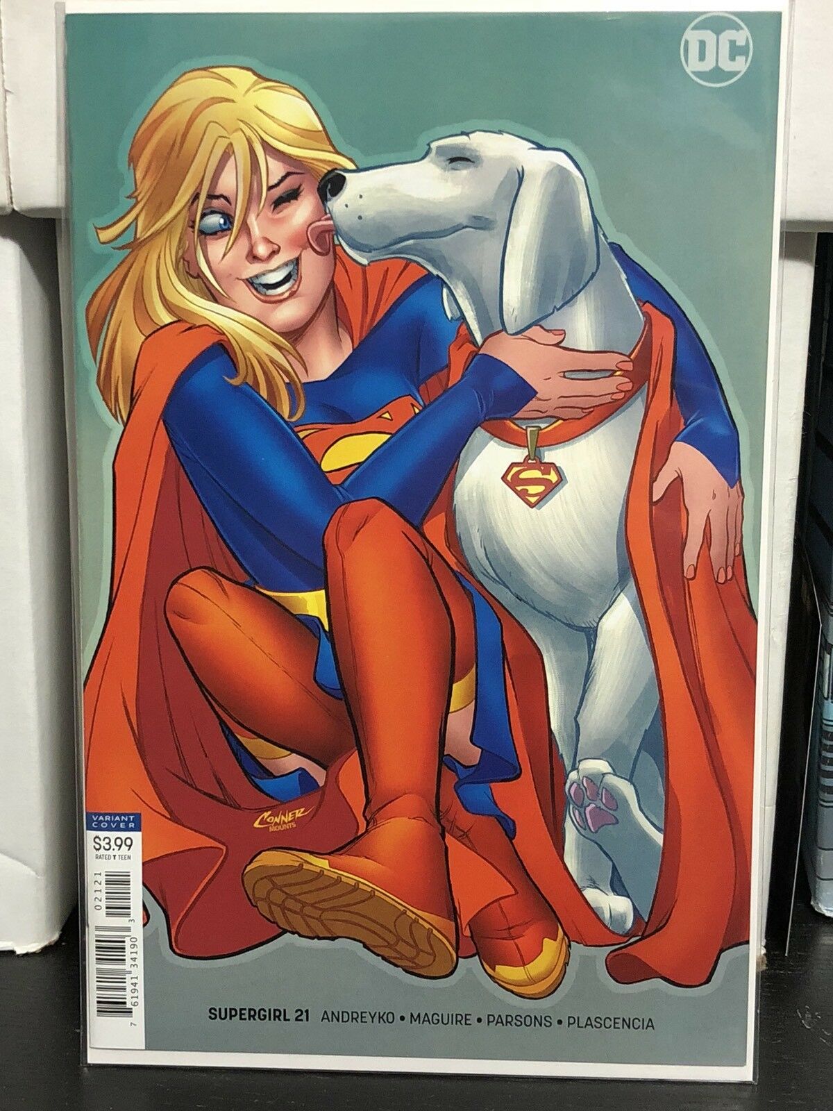 Supergirl #21 Amanda Connor Cover B Variant DC Comics 2018 ANDREYKO New Suit