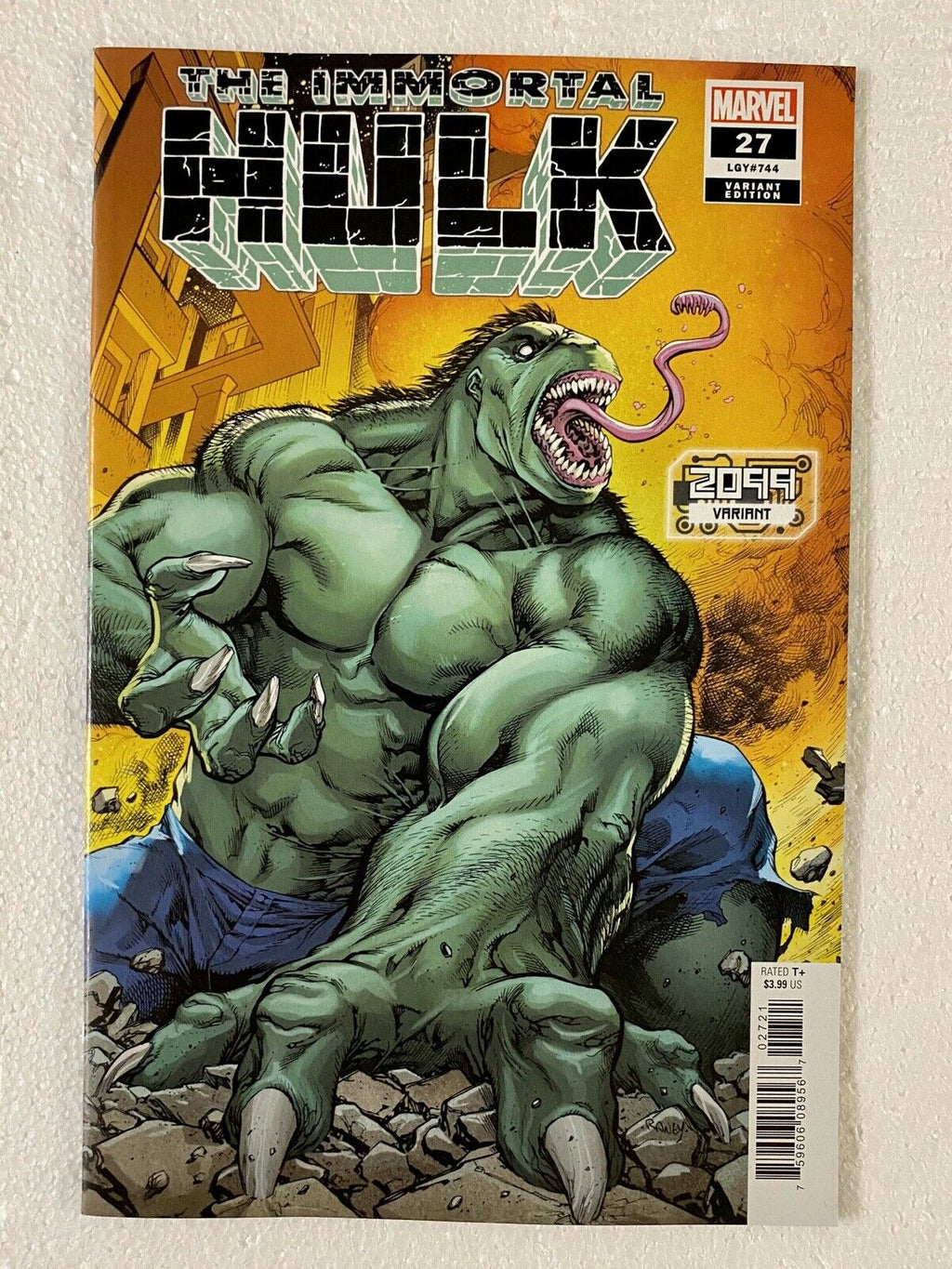 Immortal Hulk #27, Tom Raney 2099 Cover B Variant 2019 Marvel Comics