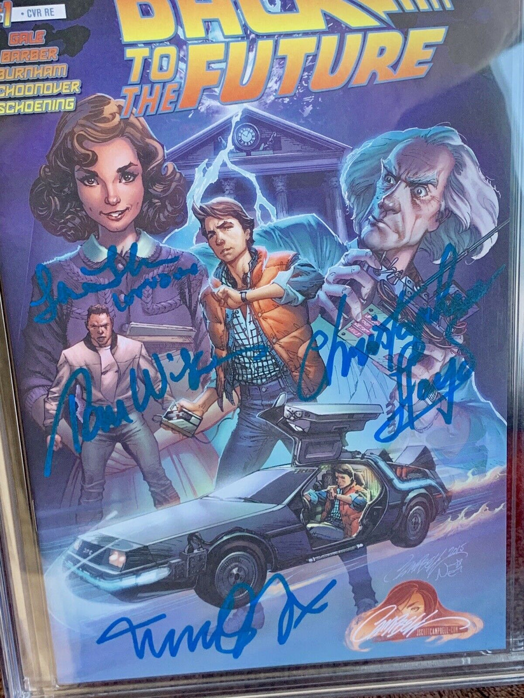 back-to-the-future-1-cgc-9-9-4x-cast-signed-campbell-variant-michael-j-fox-lloyd