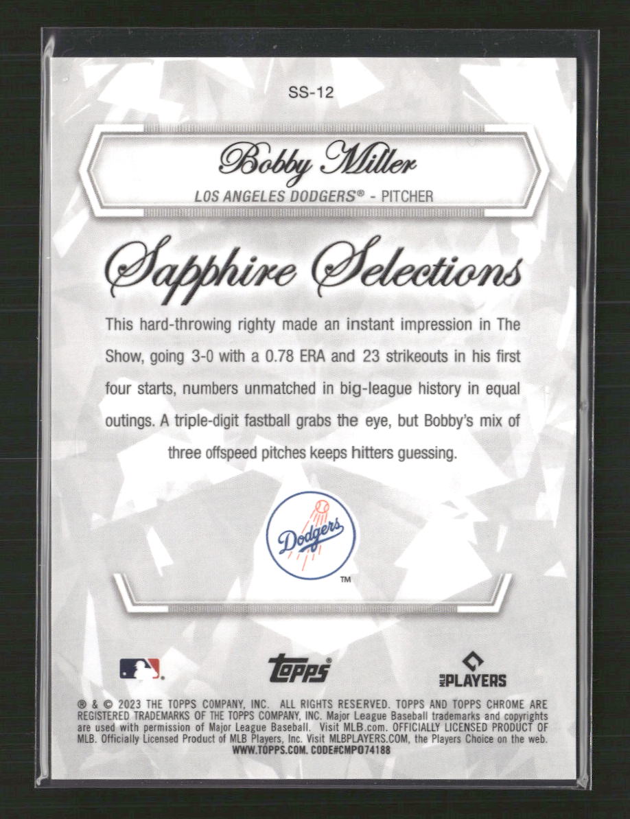 bobby-miller-2023-topps-chrome-update-sapphire-edition-ss-12-orange-25
